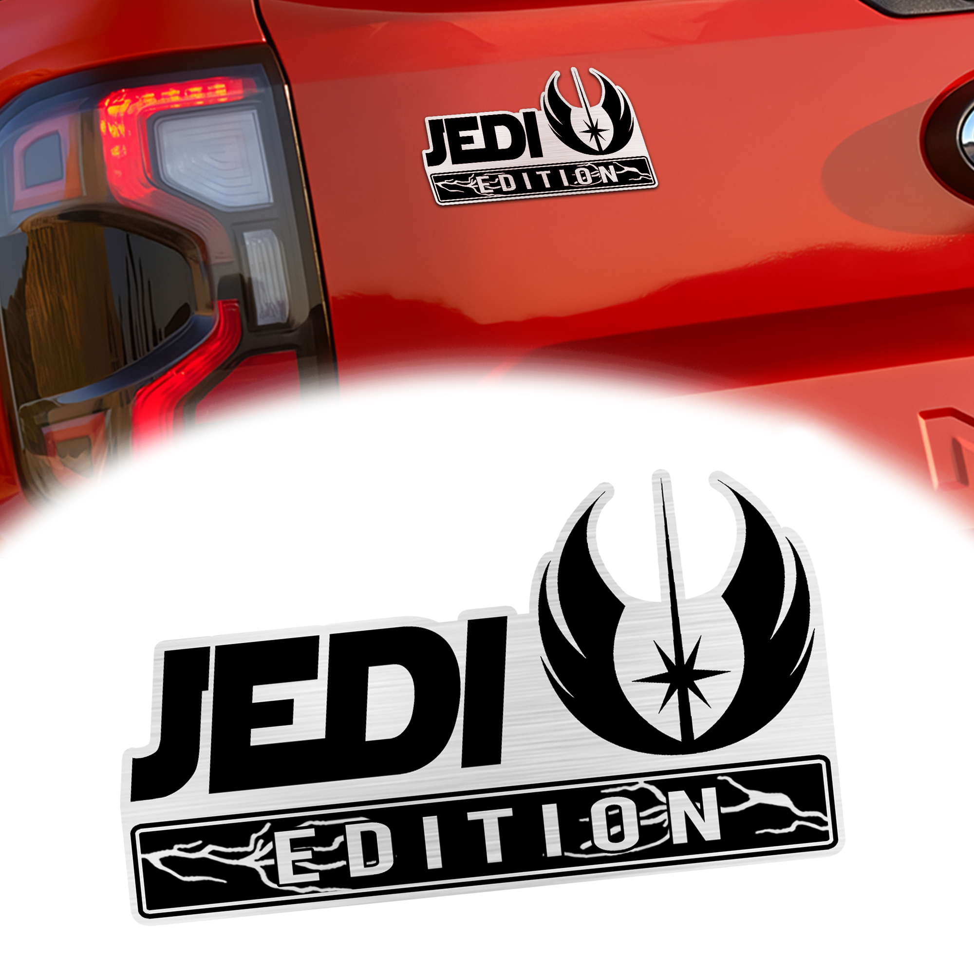 Jedi Laser Engraved Car Emblem Version 2 MS10211
