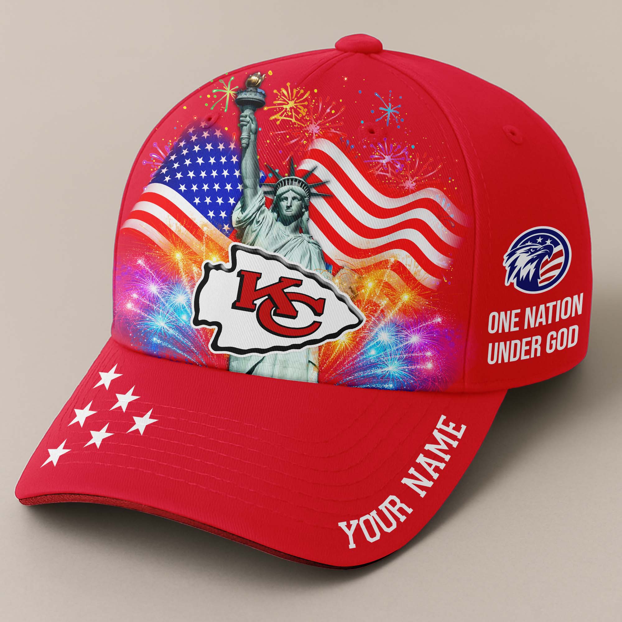 Kansas City Chiefs Independence Day Cap PT68513