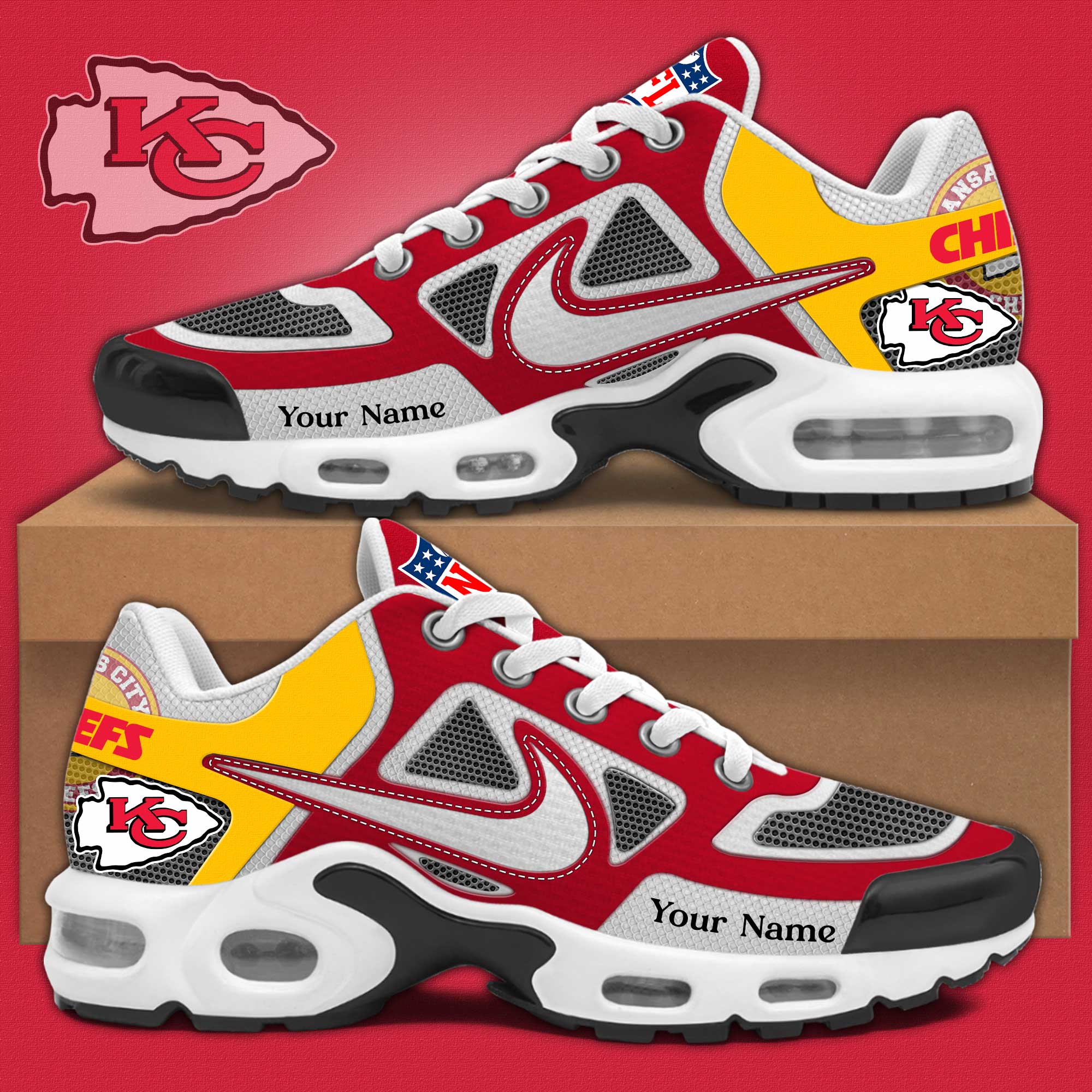 Kansas City Chiefs Sport Shoes Editions Limited PT72308