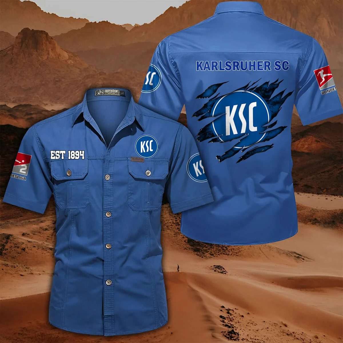 Karlsruher Sc Pocket Short Sleeve Shirt PT71393