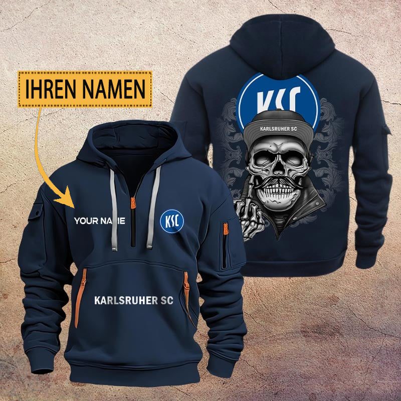 Karlsruher Sc Quarter Zip Hoodie PT70826