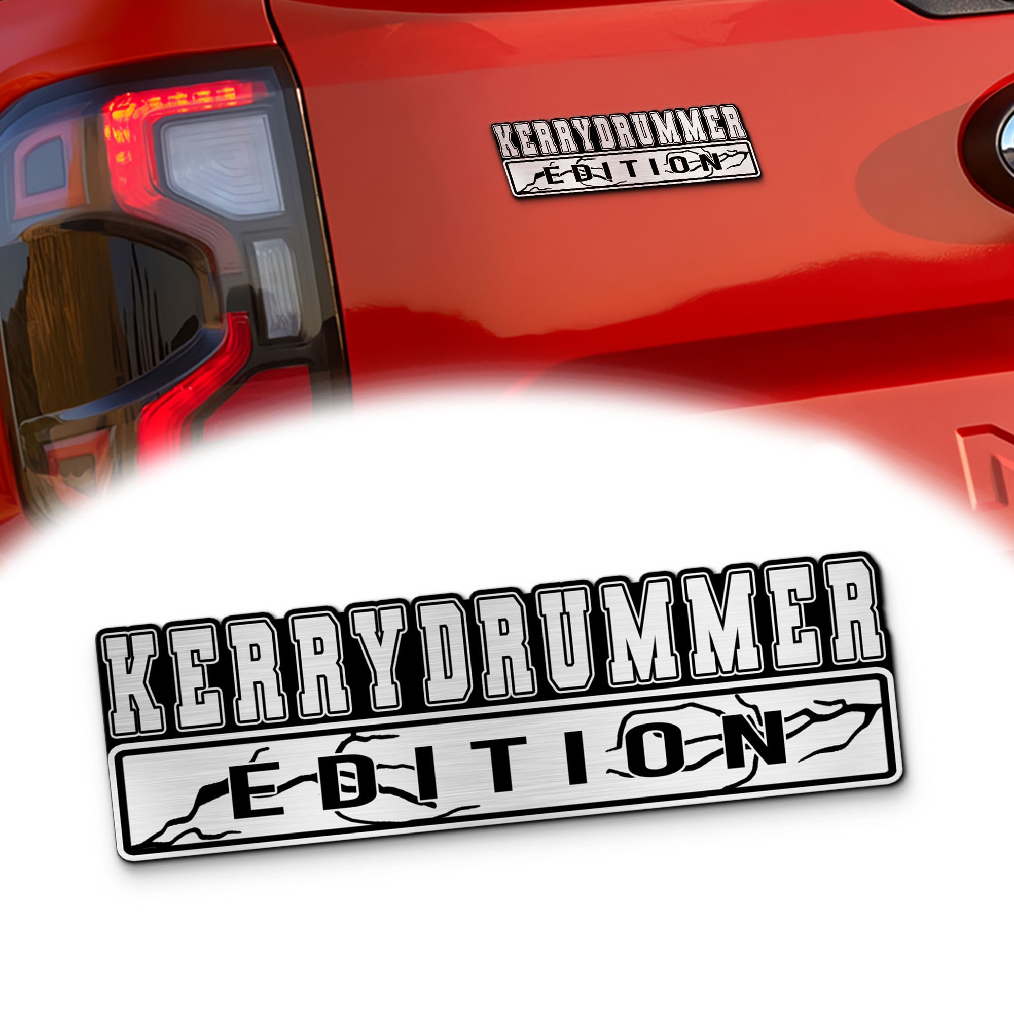 Kerrydrummer Edition Acrylic Car Emblem MS10207