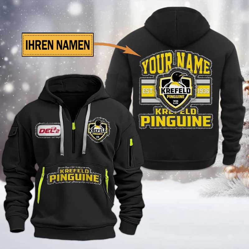 Krefeld Pinguine Quarter Zip Hoodie PT70832