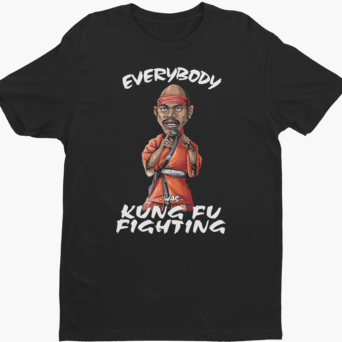 Kung Fu Fighting By Carl Douglas Premium Mens T-shirt MS07174