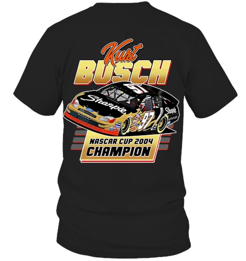 Kurt Busch 97 Nascar Champion 2004 T-shirt PT73008