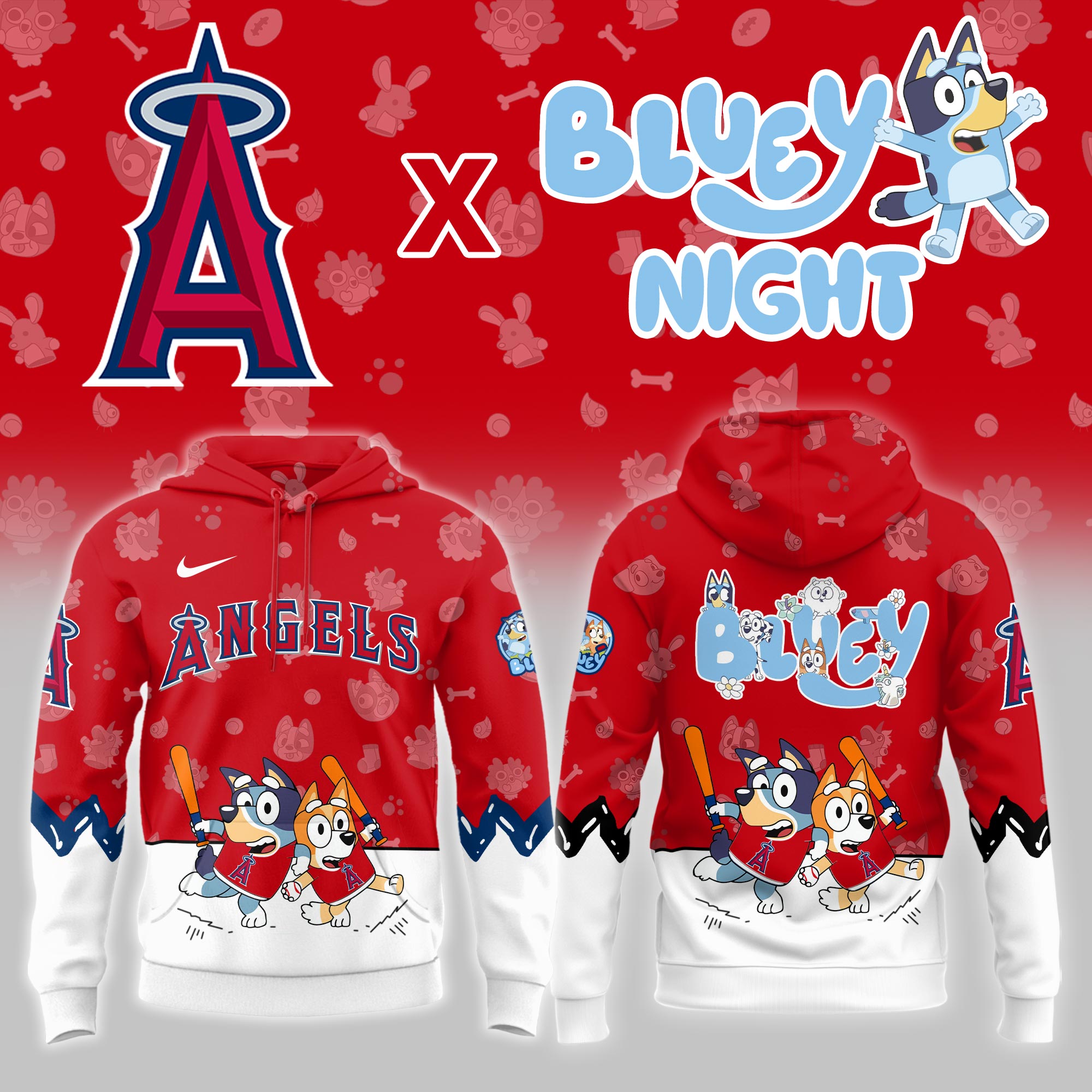 La Angels Bluey Night Limited Hoodie PT68410