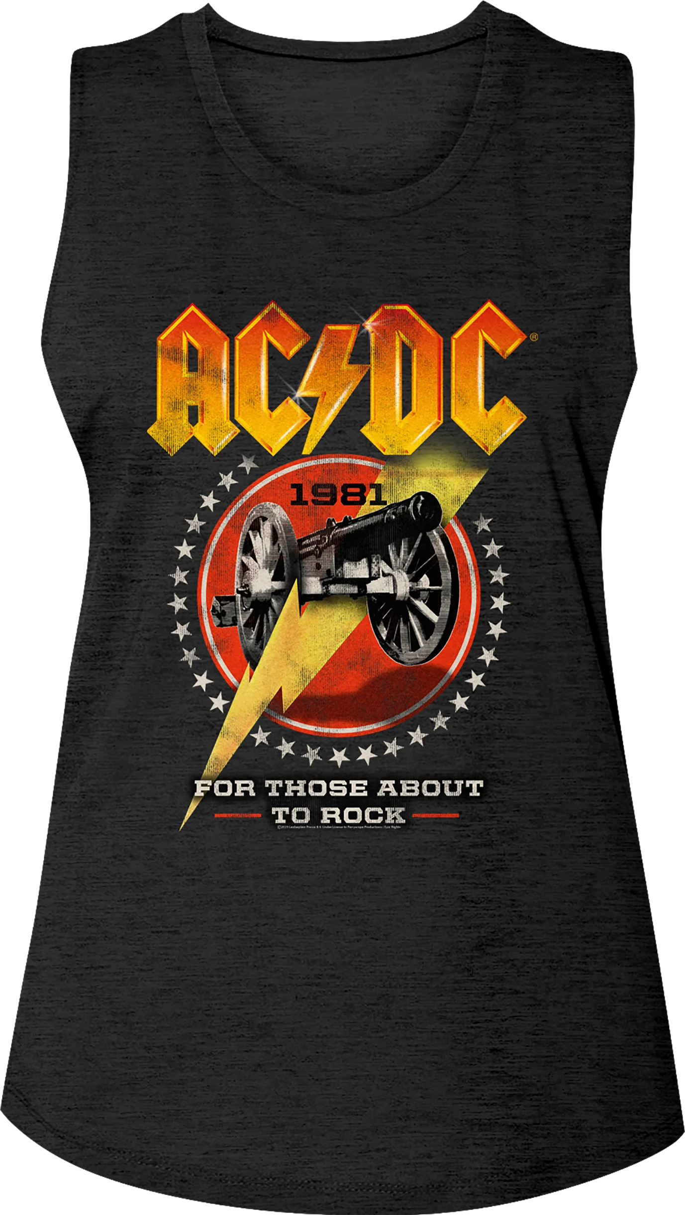 Ladies For Those About To Rock 1981 ACDC Sleeveless Shirt MS02485