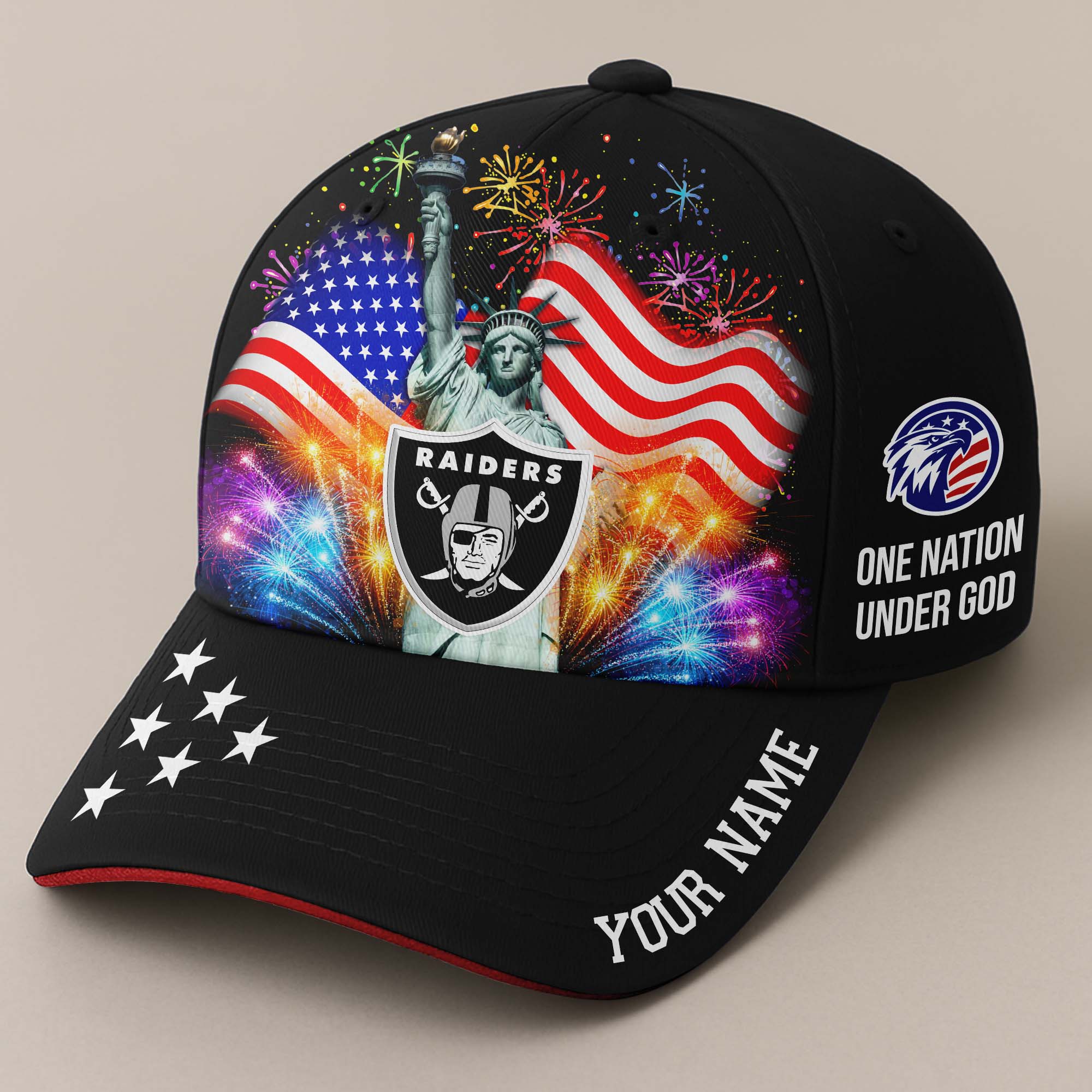 Las Vegas Raiders Independence Day Cap PT68514