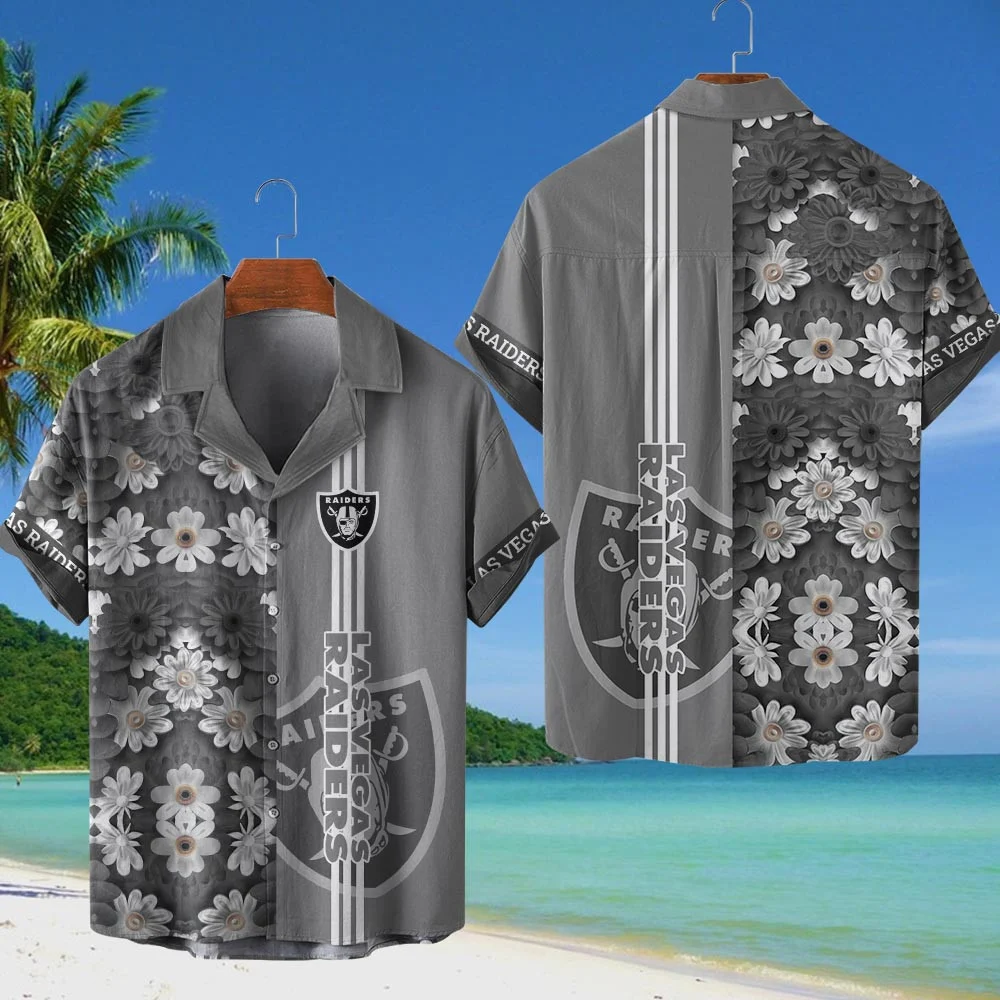 Las Vegas Raiders NFL Flower Hawaiian Shirt PT68469