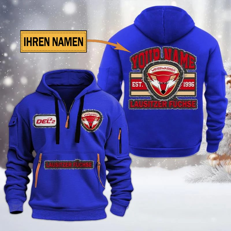 Lausitzer Fchse Quarter Zip Hoodie PT70833