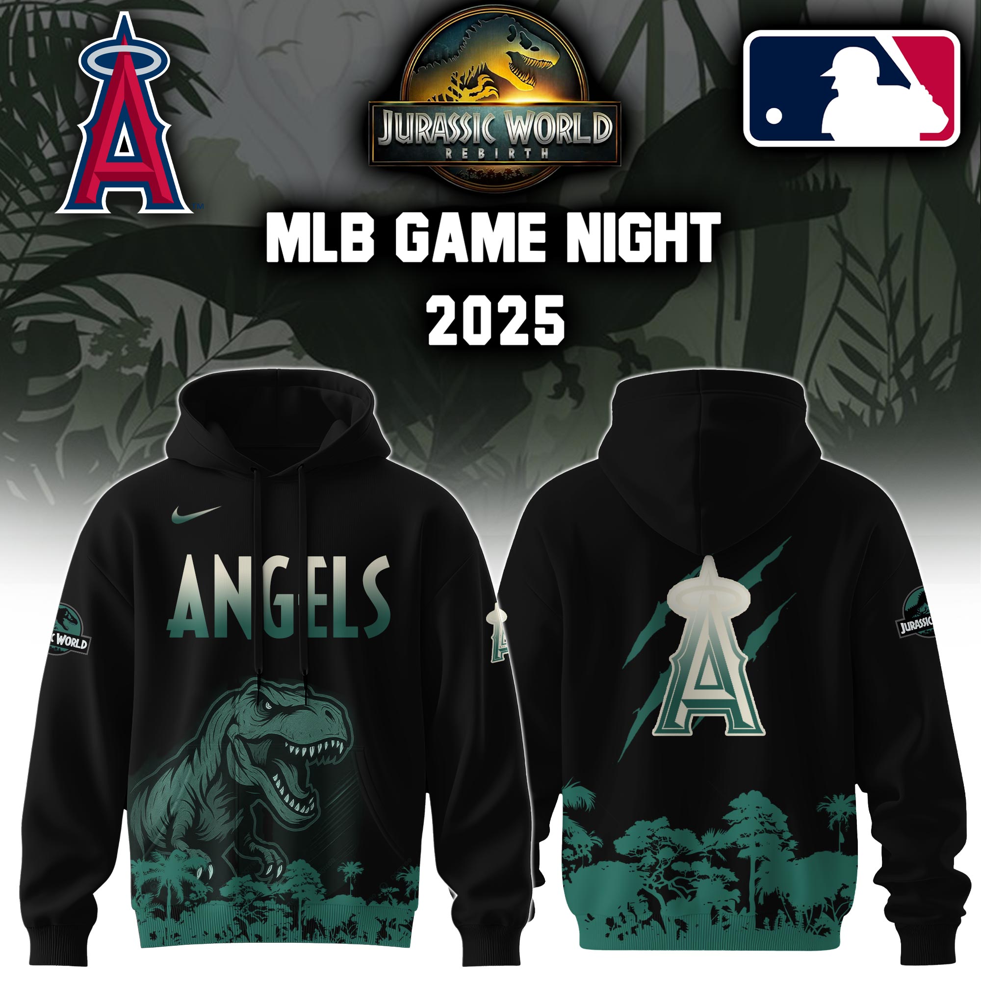 Los Angeles Angels X Jurassic World Hooide Colab 2025 Editons Limited PT70199