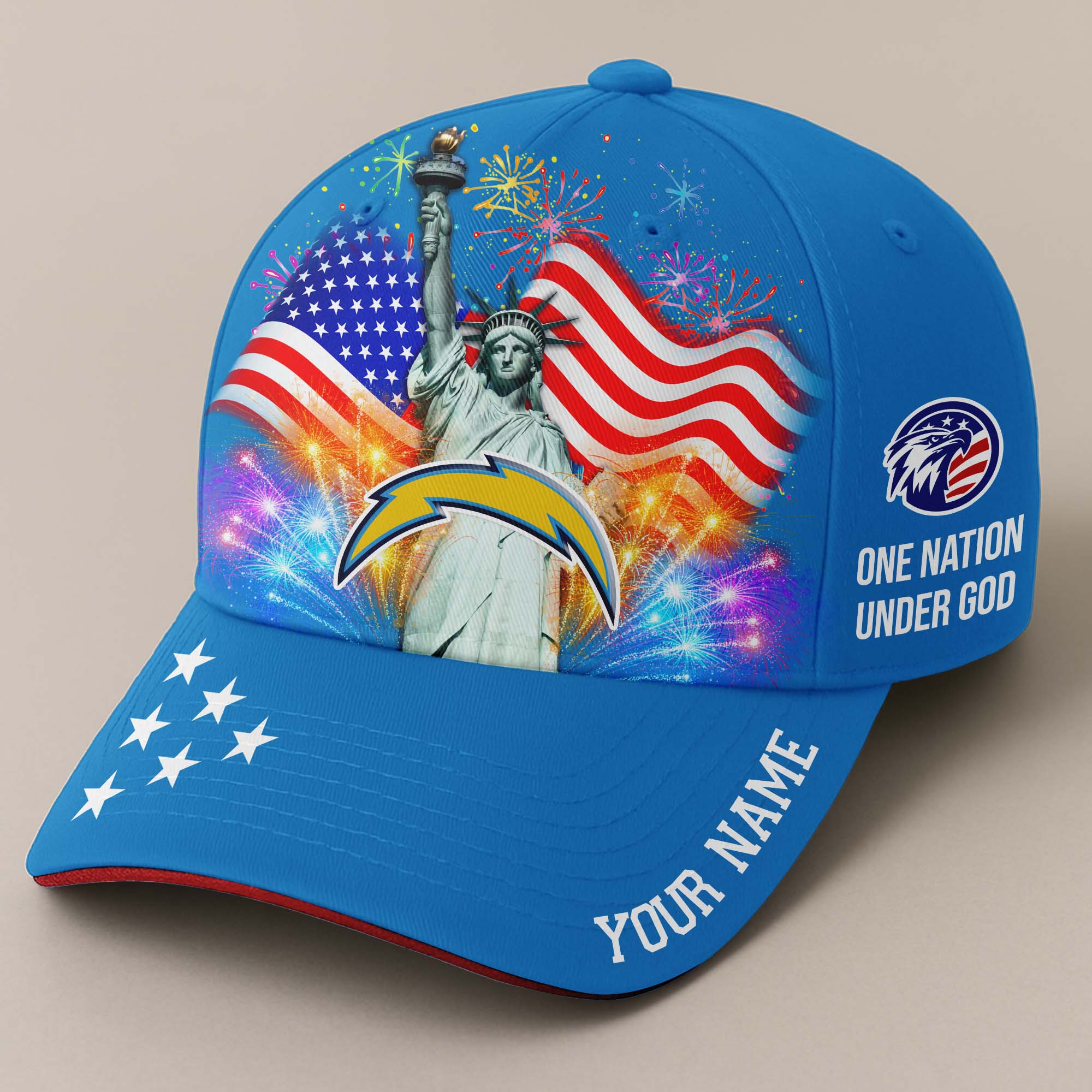 Los Angeles Chargers Independence Day Cap PT68515