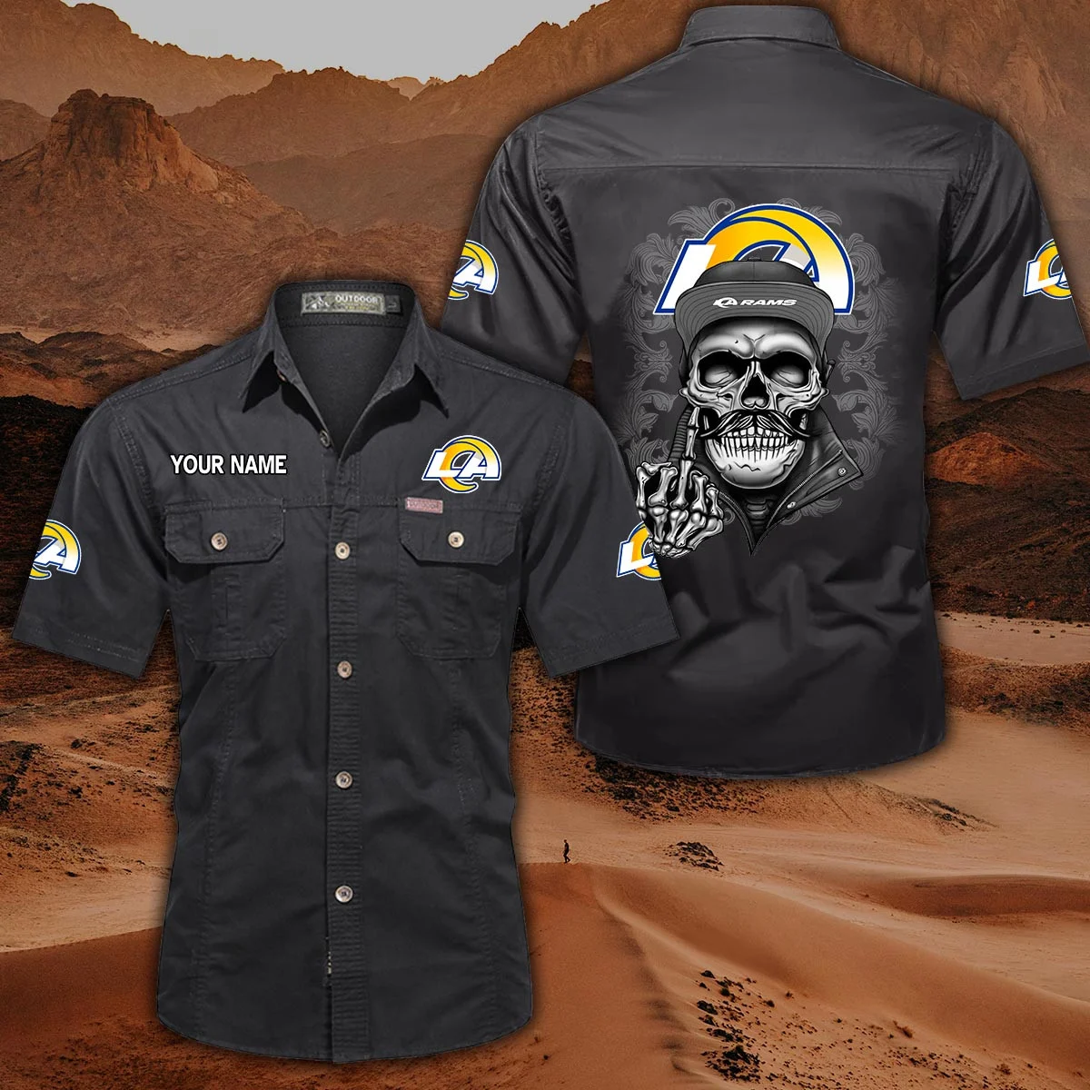 Los Angeles Rams Pocket Short Sleeve Shirt PT69480