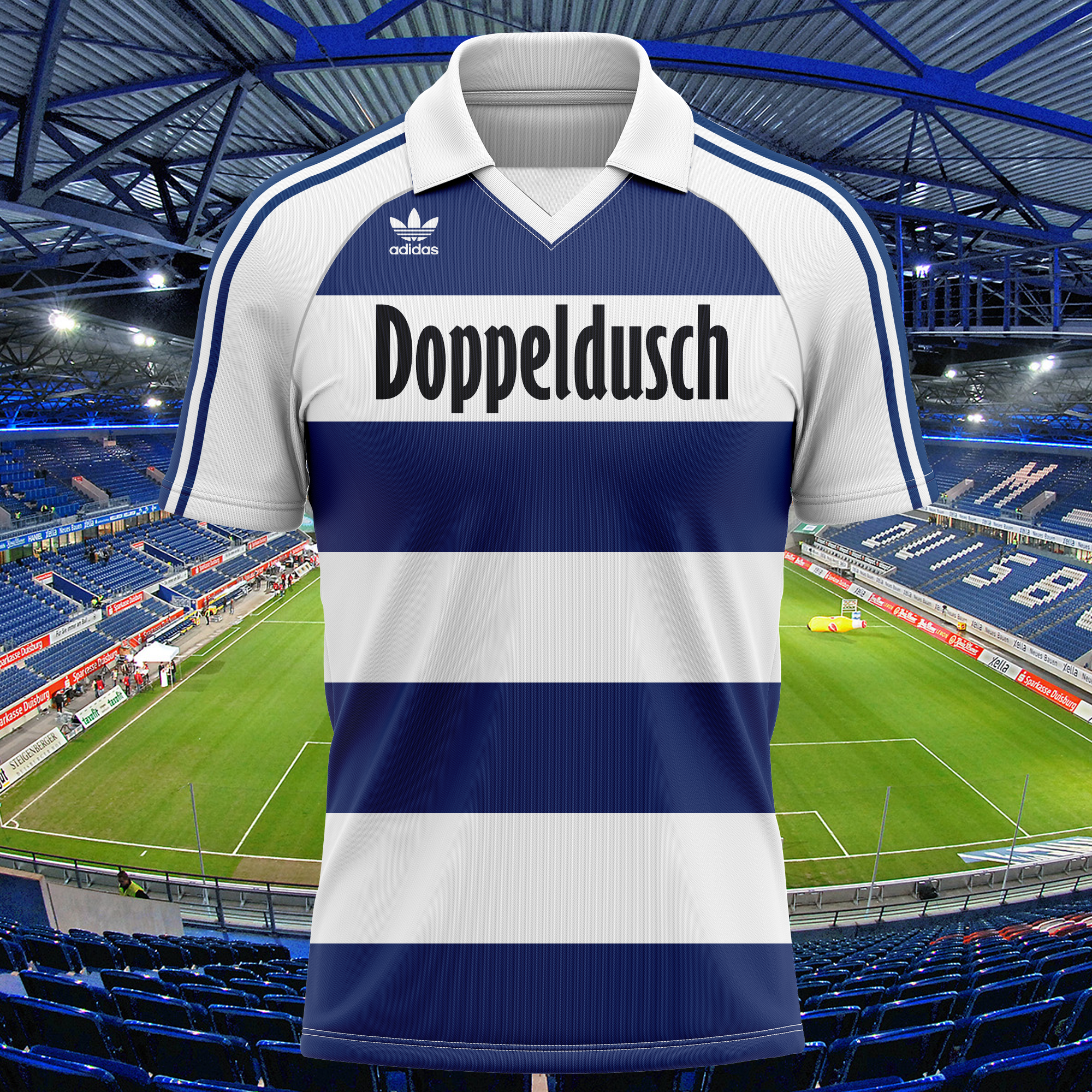 MSV Duisburg 1981-82 Home Kit Retro Shirt PT68547