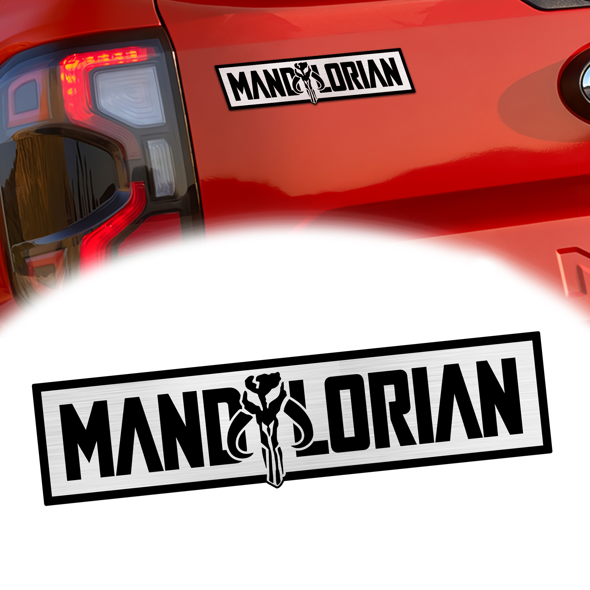 Mando Lorian Laser Engraved Car Emblem MS10221