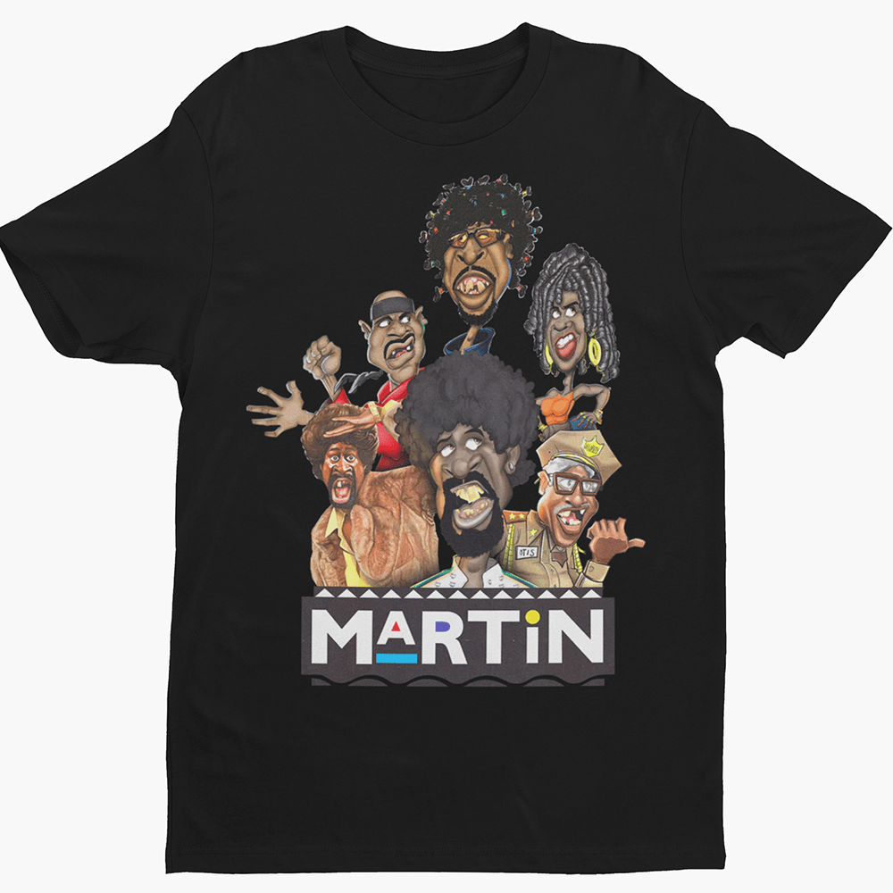 Martin Series Caricature Premium Mens T-shirt MS07136