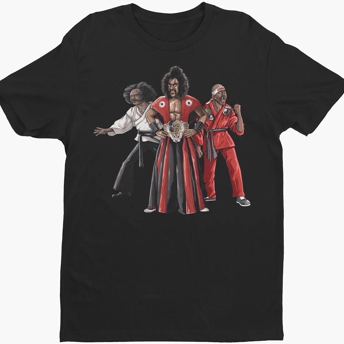 Melanin Classics -Sweet tooth Jones, Dragon Fly Jones And Shonuff Premium Mens T-shirt MS07185
