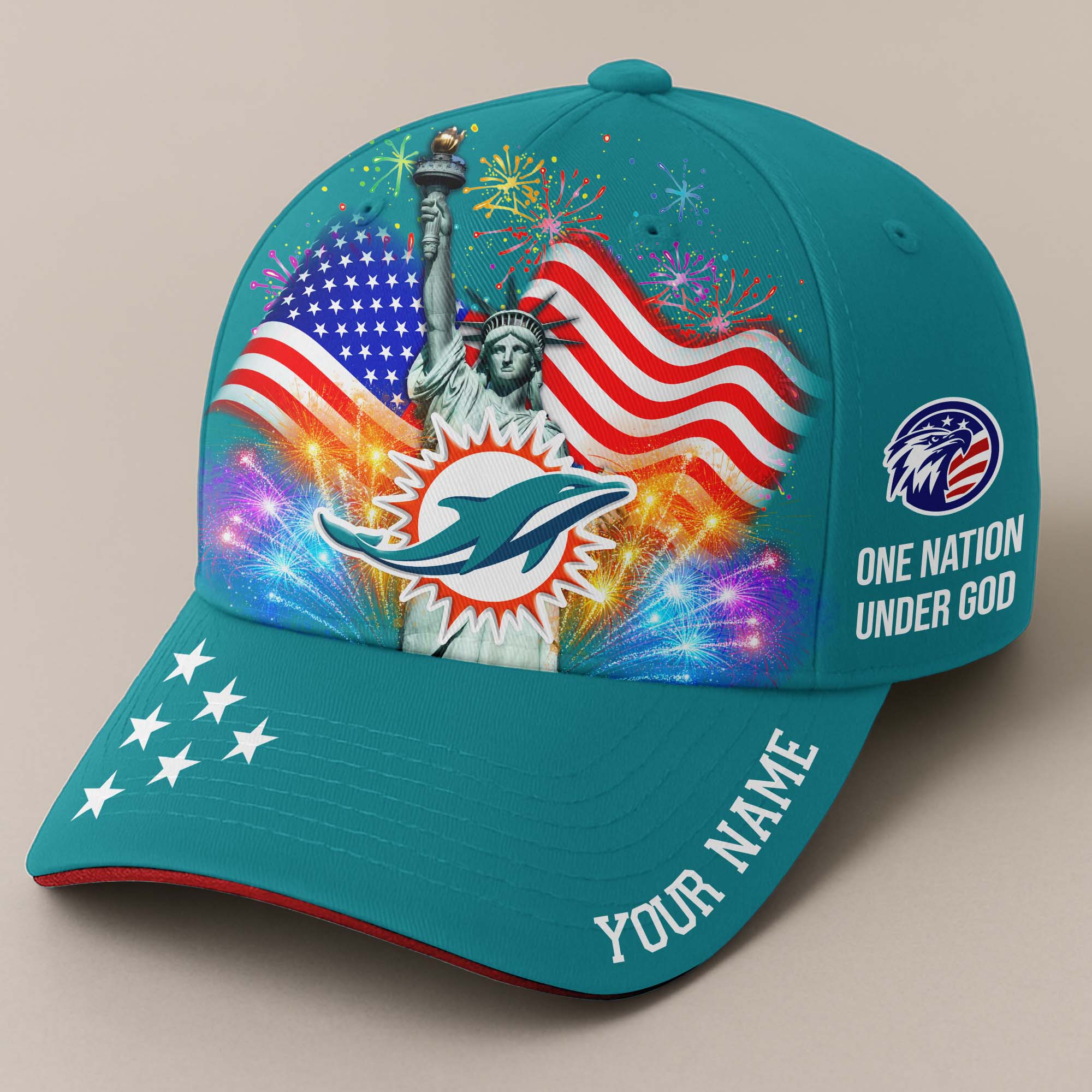 Miami Dolphins Independence Day Cap PT68518
