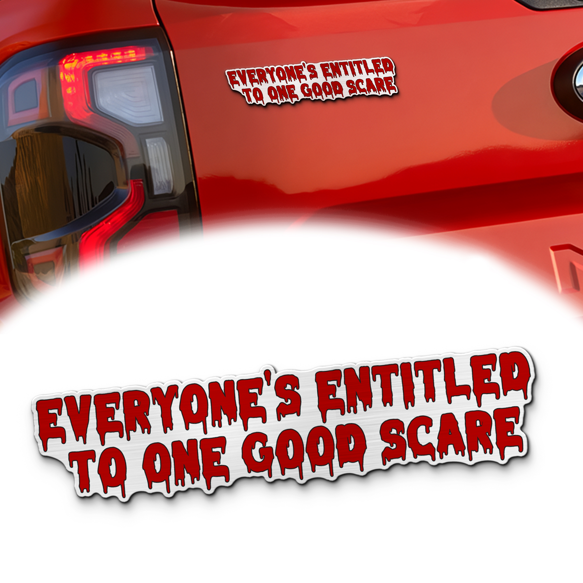 Michael Myers Iconic Quote Edition Laser Engraved Car Emblem MS10198