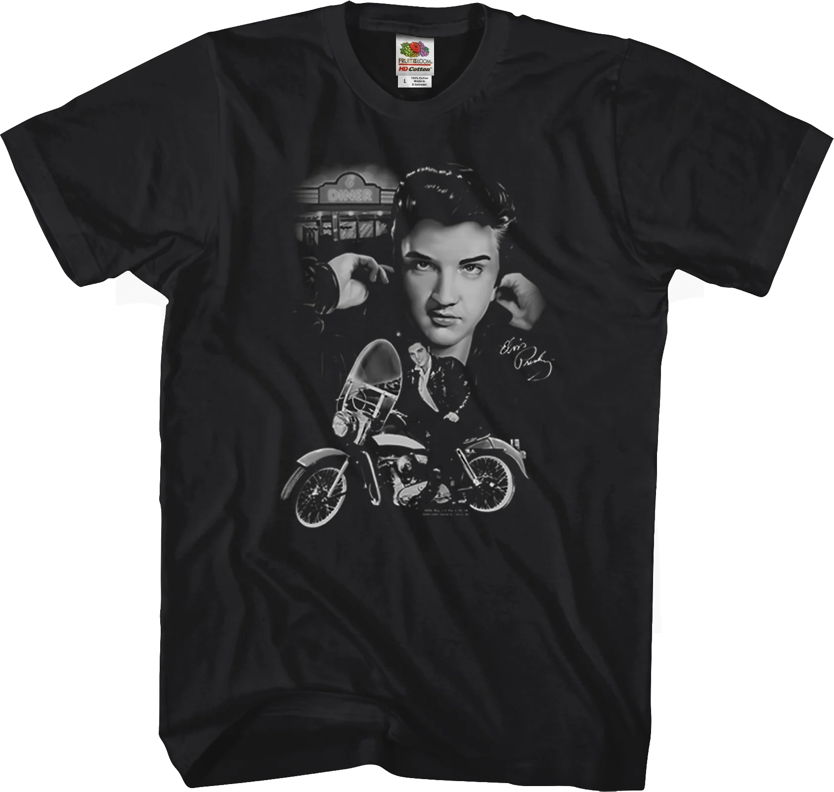 Motorcycle Elvis Presley T-Shirt MS02168