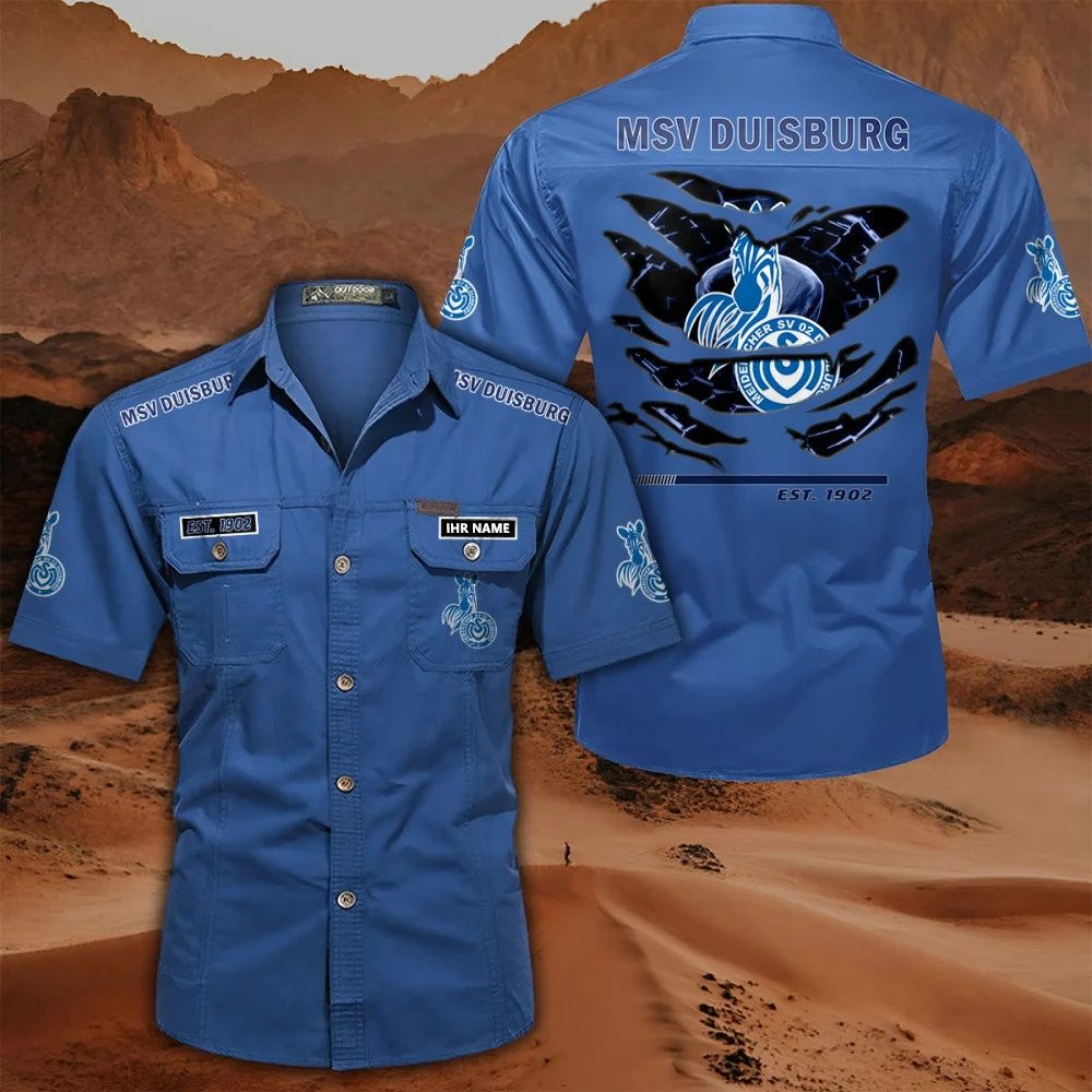 Msv Duisburg Pocket Short Sleeve Shirt PT71395