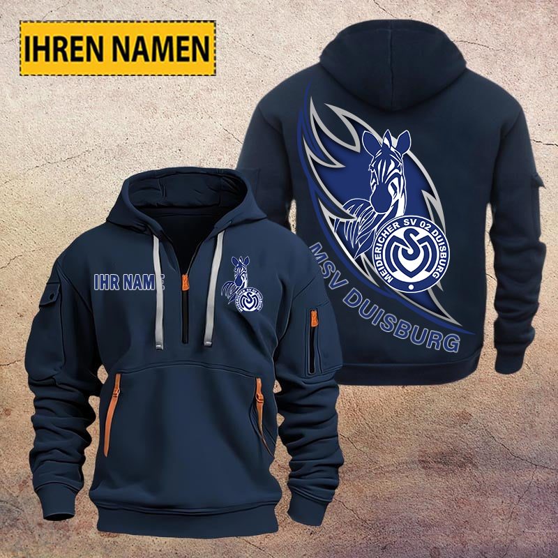 Msv Duisburg Quarter Zip Hoodie PT70835