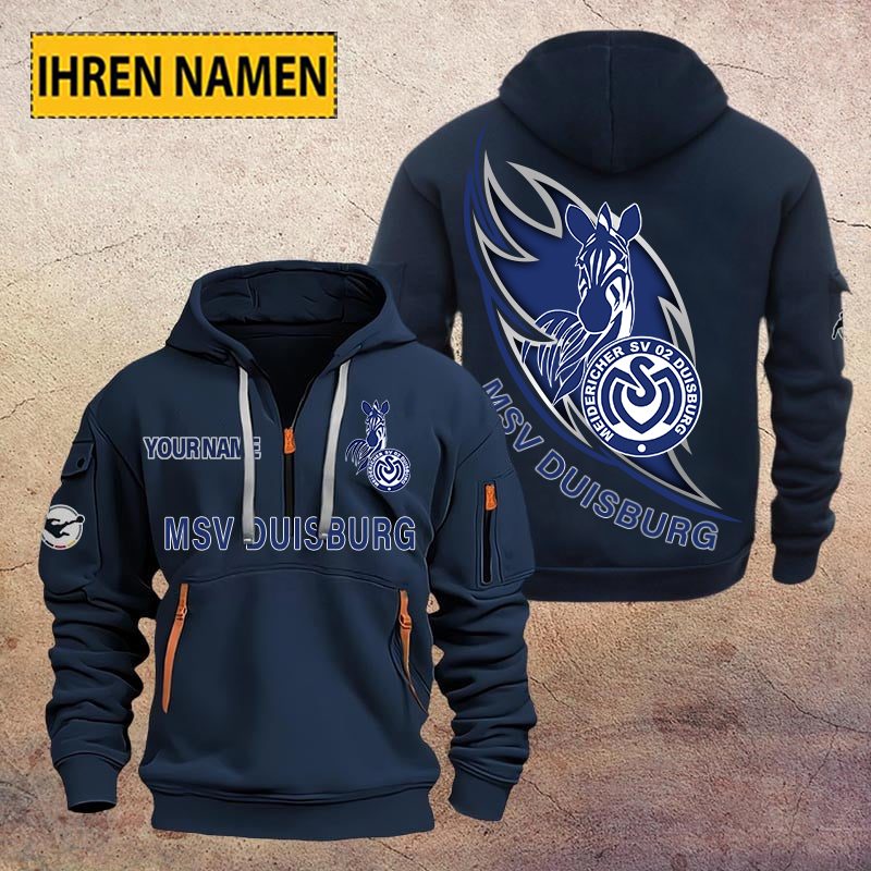 Msv Duisburg Quarter Zip Hoodie PT70836