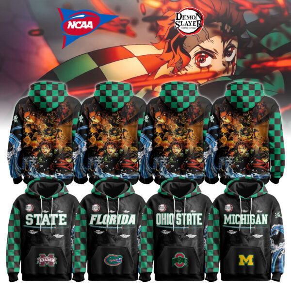 NCAA x Demon Slayer Hoodie Editions Limited 2025 PT76402