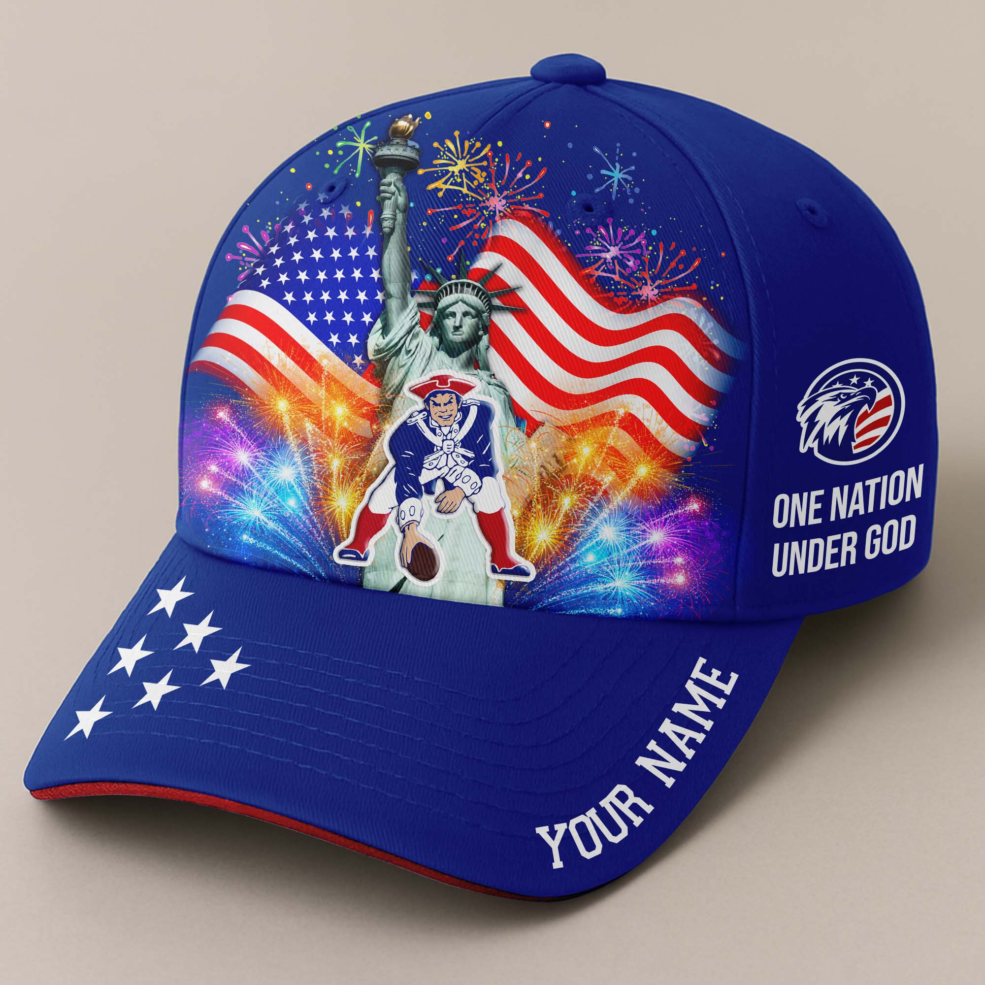 New England Patriots Independence Day Cap PT68520
