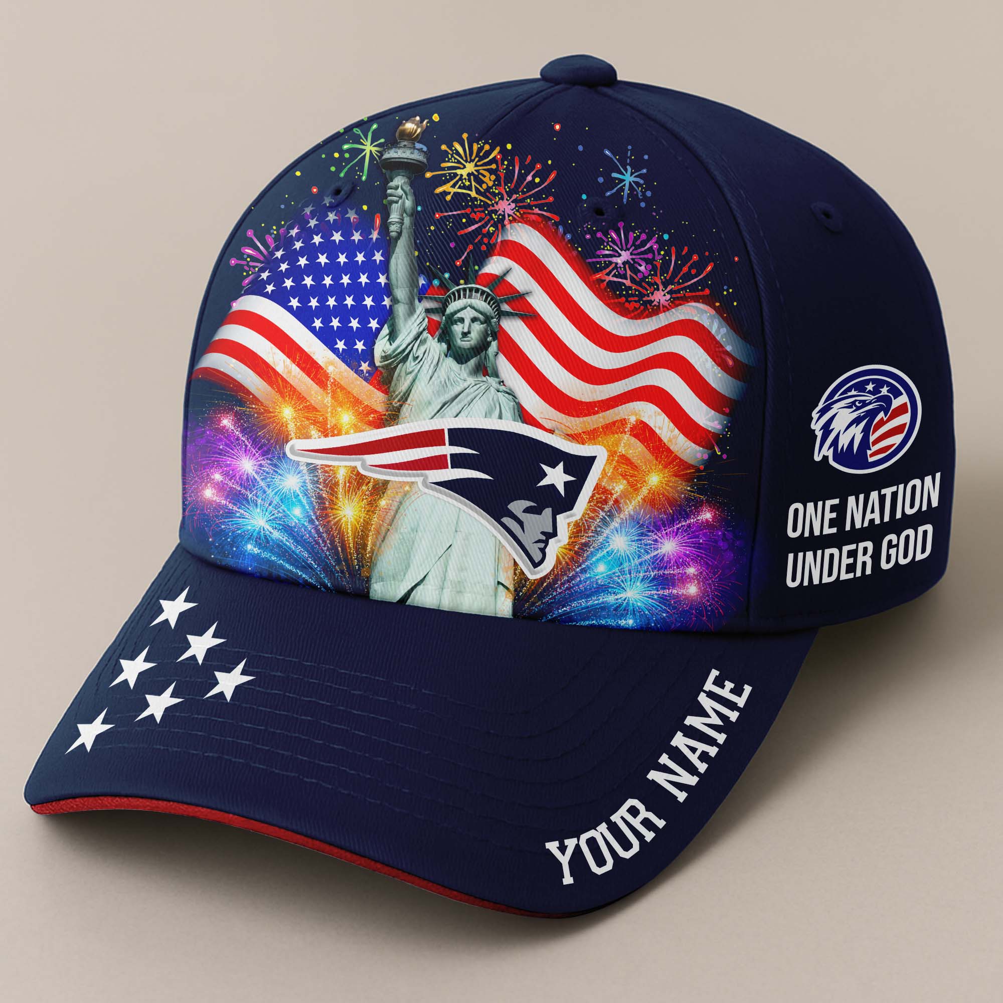 New England Patriots Independence Day Cap PT68521