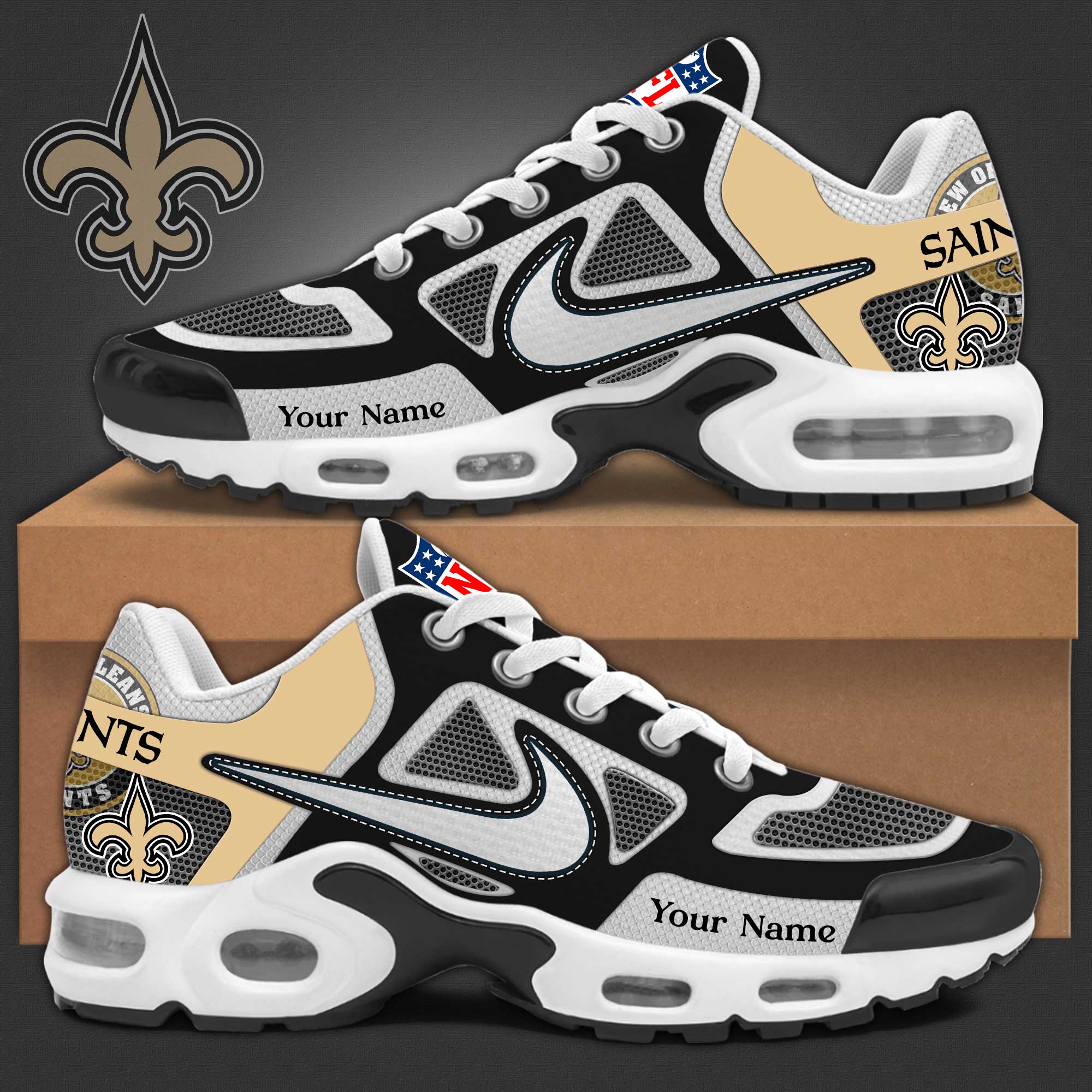 New Orleans Saints Sport Shoes Editions Limited PT72315