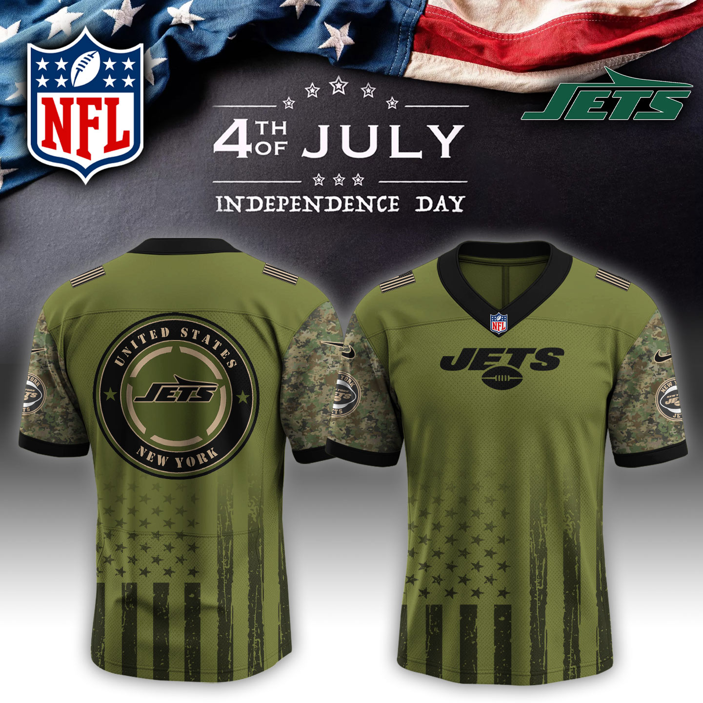 New York Jets NFL x Independent Day Jersey PT70267