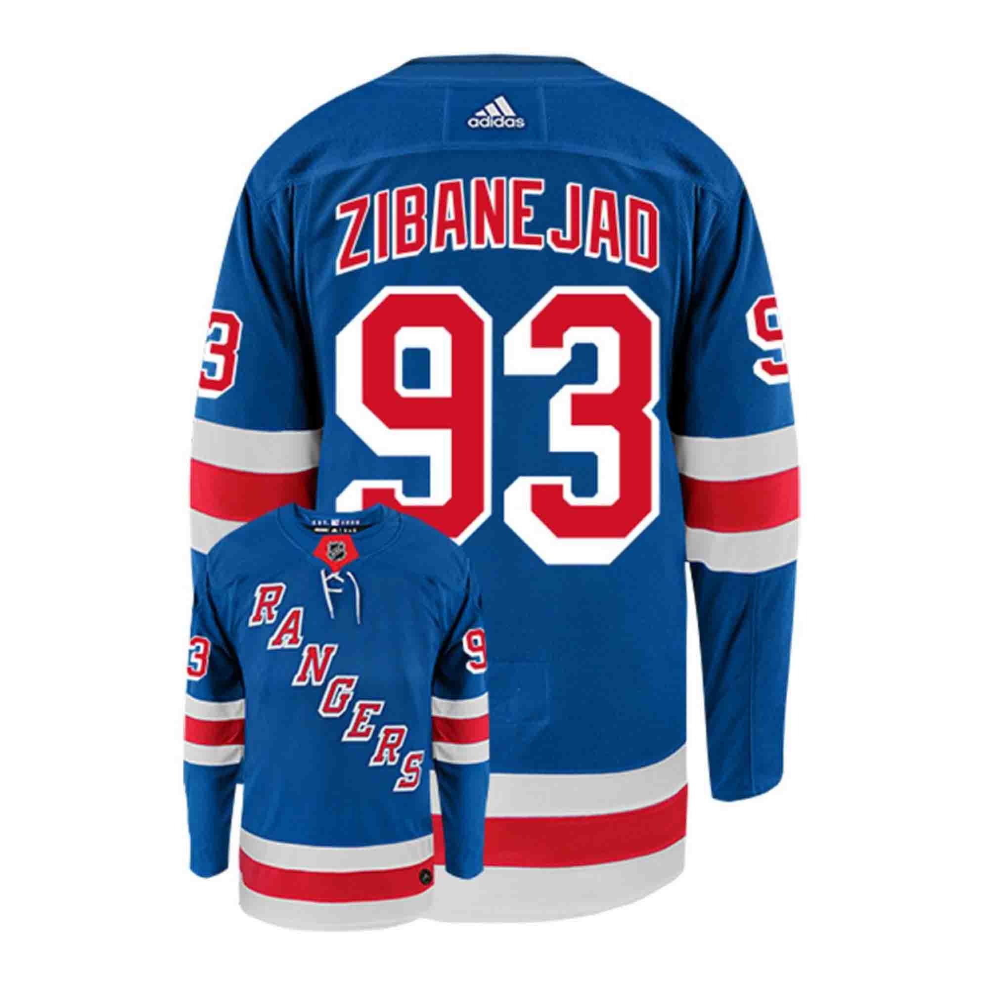 Nhl Mika Zibanejad New York Rangers 93 Jersey PT42383