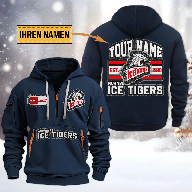 Nrnberg Ice Tigers Quarter Zip Hoodie PT70837