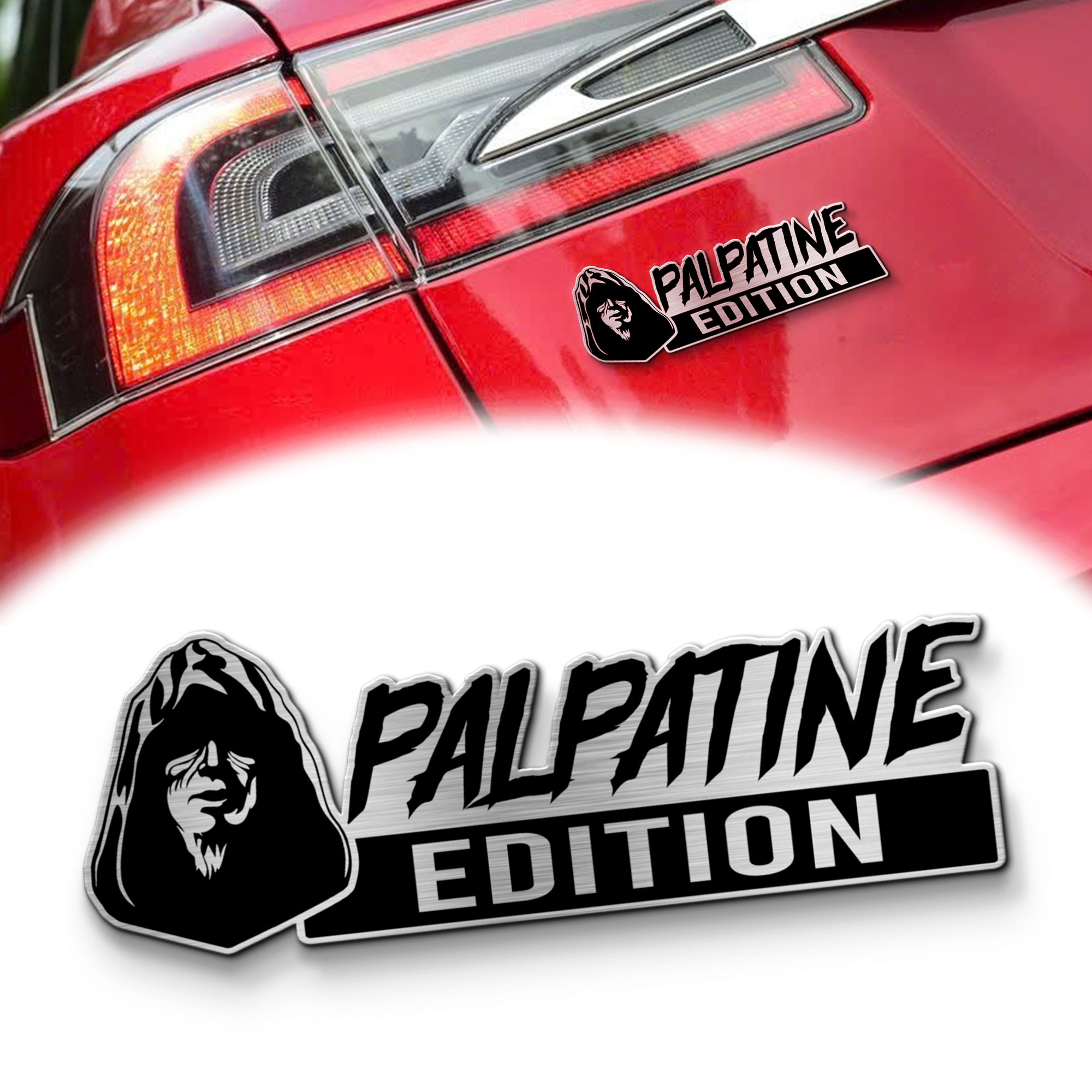Palpatine Edition Laser-engraved Car Badge MS10206