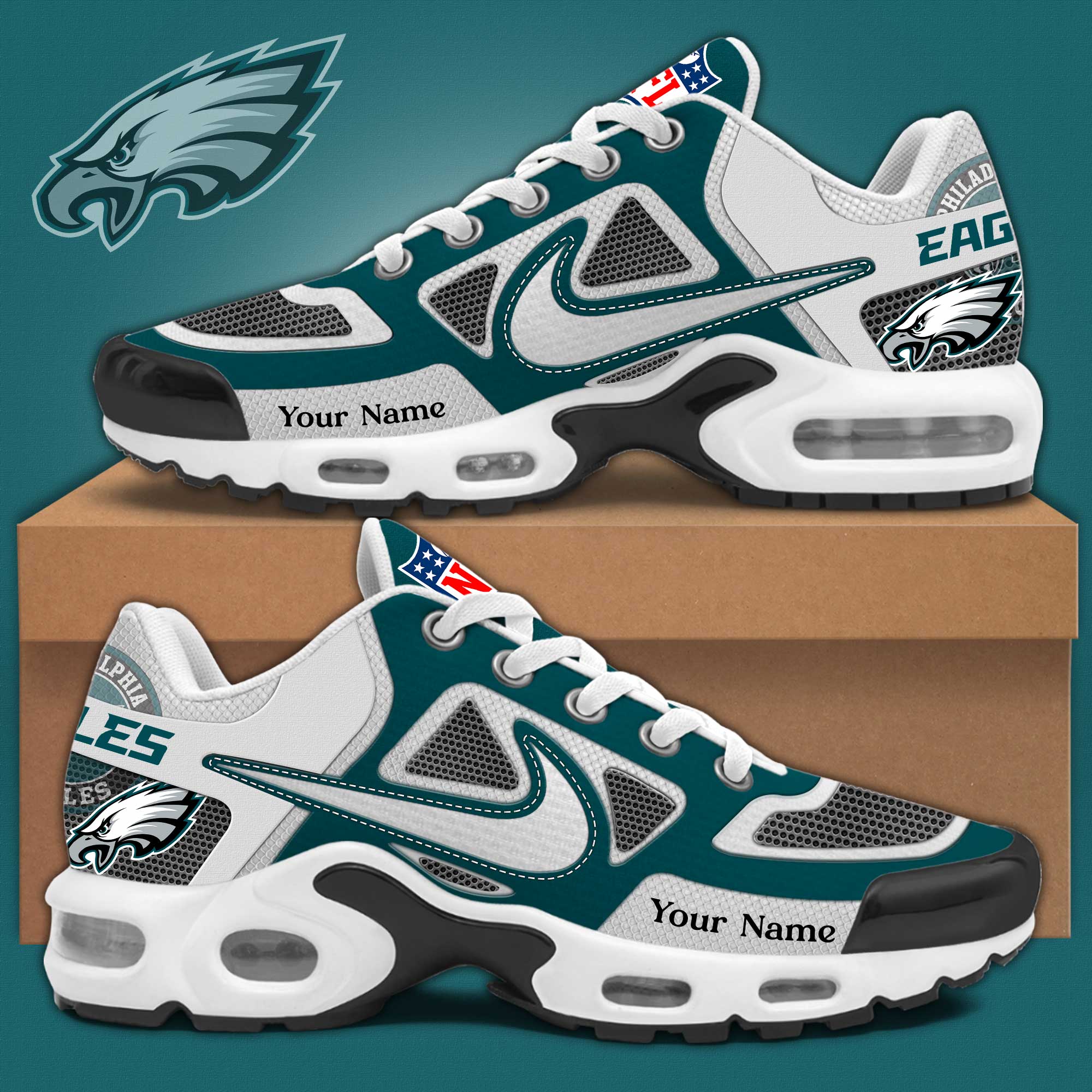 Philadelphia Eagles Sport Shoes Editions Limited PT72318