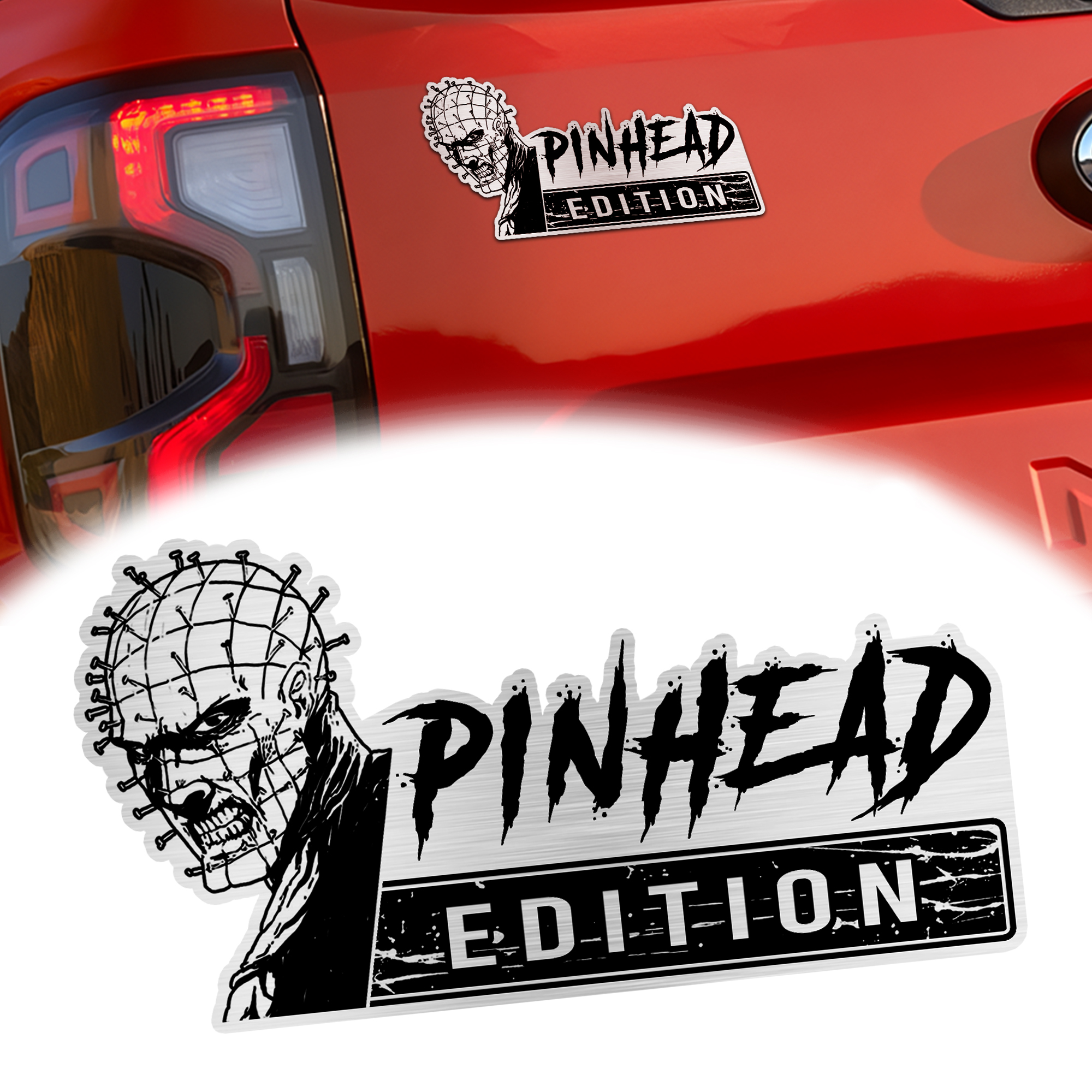 Pin Head Edition Laser Engraved Car Emblem MS10183