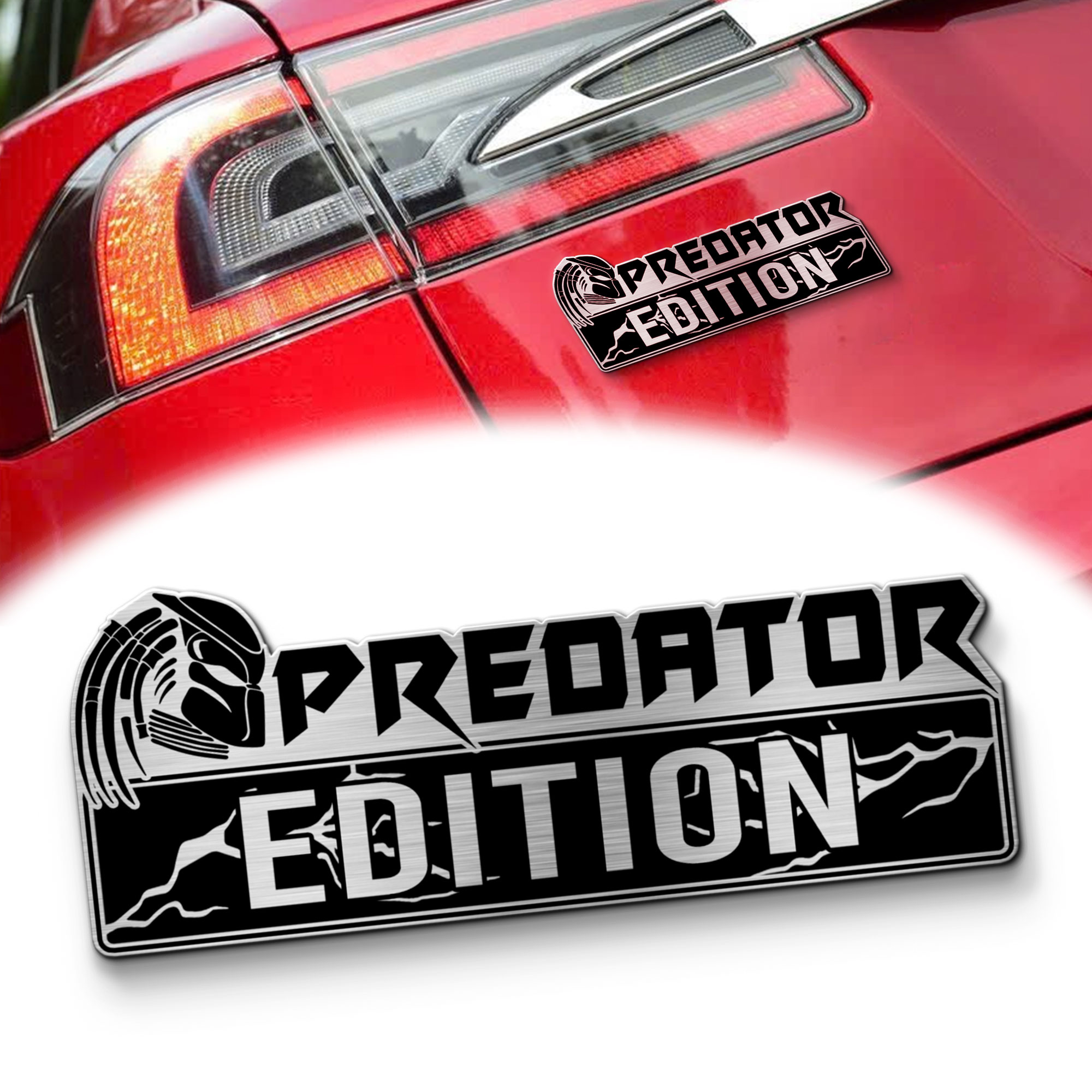 Predator Edition Laser-engraved Car Badge MS10191