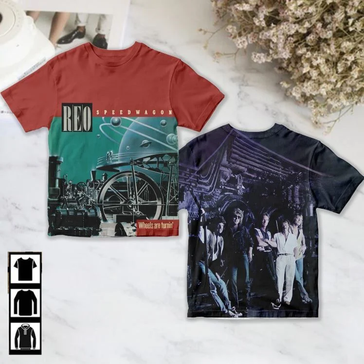 REO Speedwagon 600 - WHEELS ARE TURNIN - ALL OVER PRINT MS05154