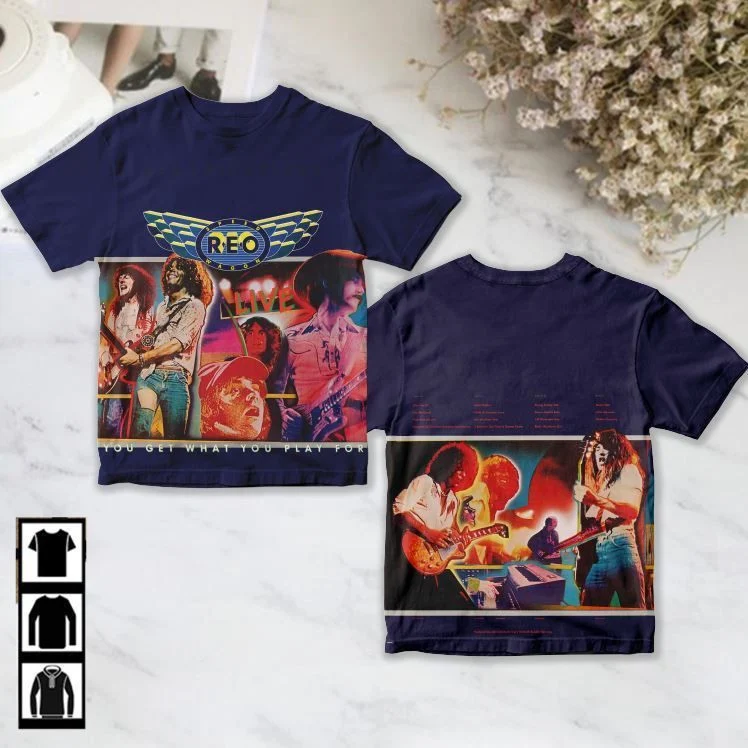 REO Speedwagon 700 - YOU GET WHAT YOU PLAY FOR - ALL OVER PRINT MS05152