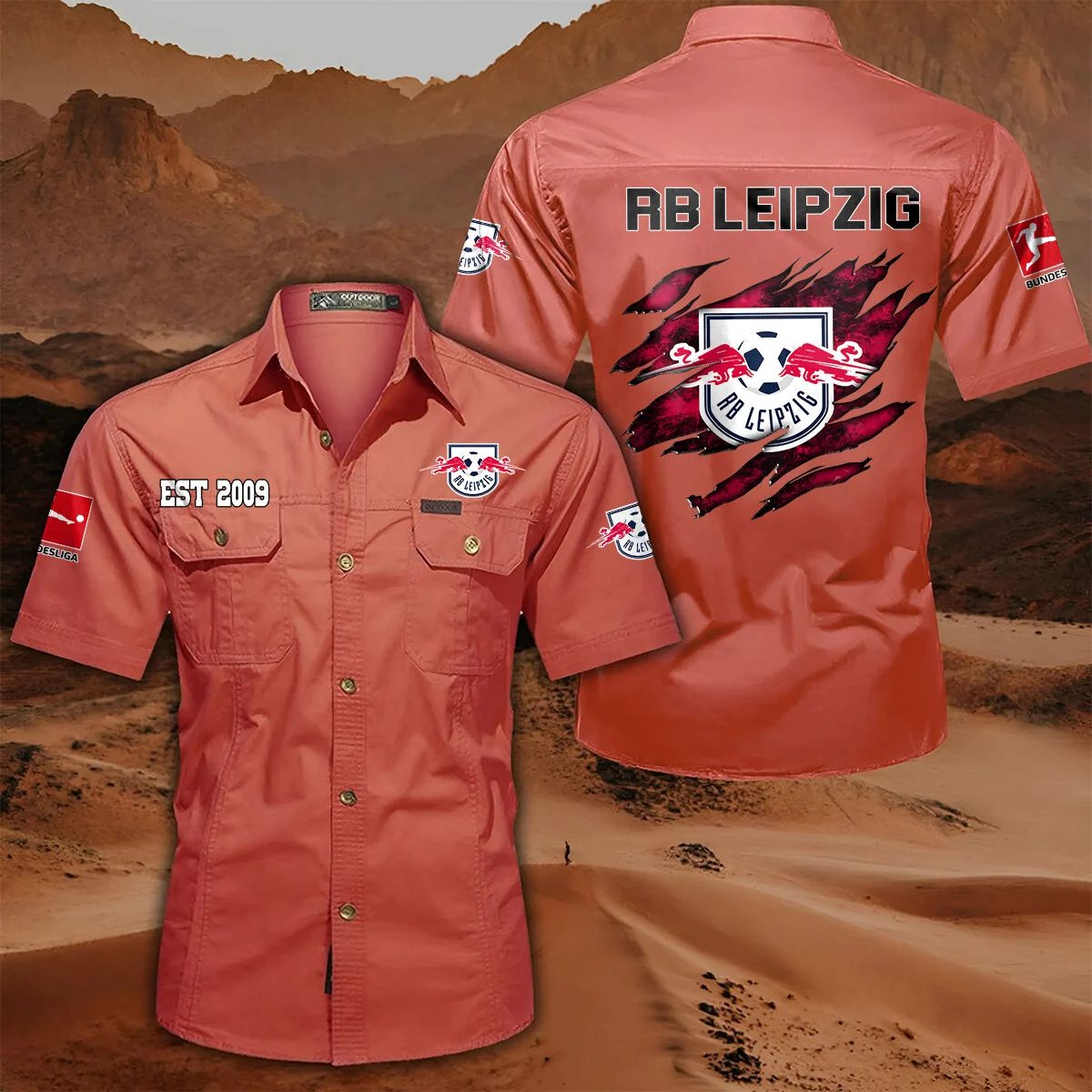 Rb Leipzig Pocket Short Sleeve Shirt PT71398