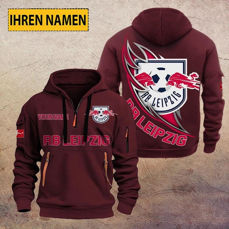 Rb Leipzig Quarter Zip Hoodie PT70842
