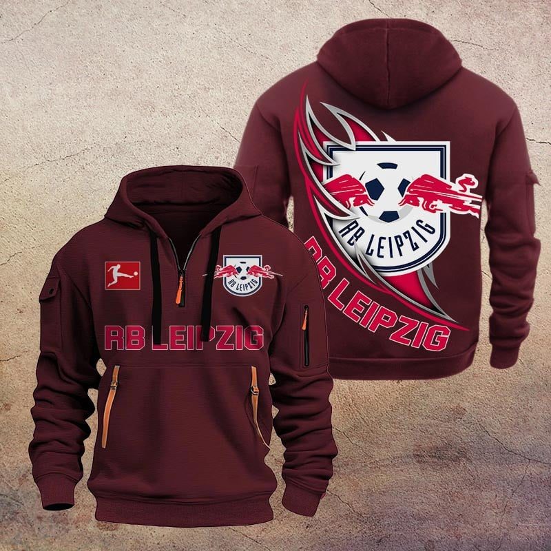 Rb Leipzig Quarter Zip Hoodie PT70843