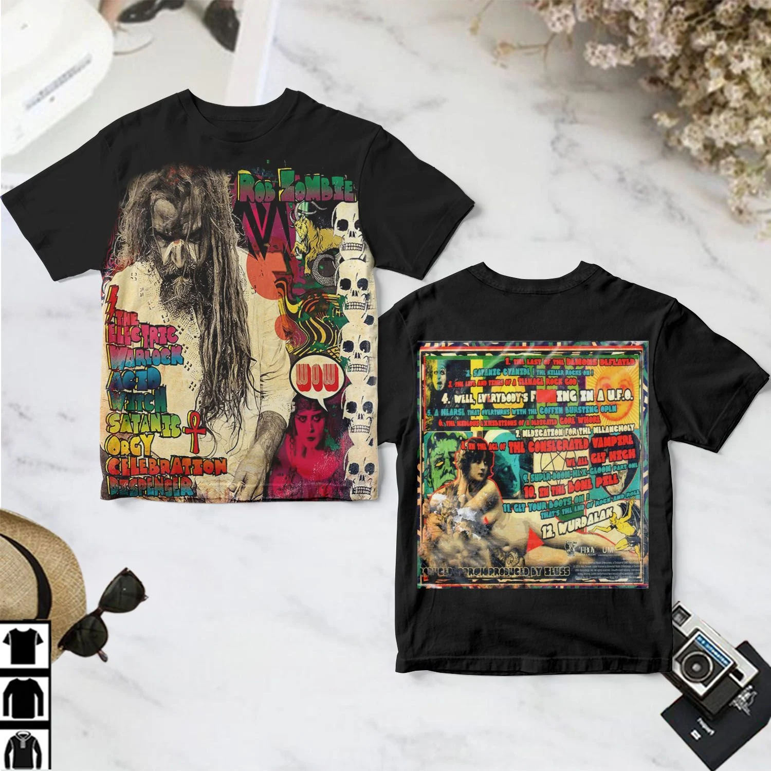 Rob Zombie 500 - The Electric Warlock Acid Witch Satanic Orgy Celebration Dispenser - ALL OVER PRINT MS05173