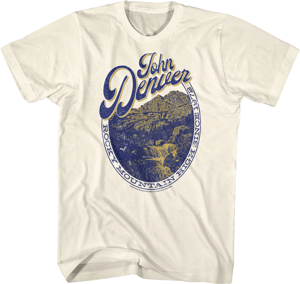Rocky Mountain High Since 1972 John Denver T-Shirt MS02049