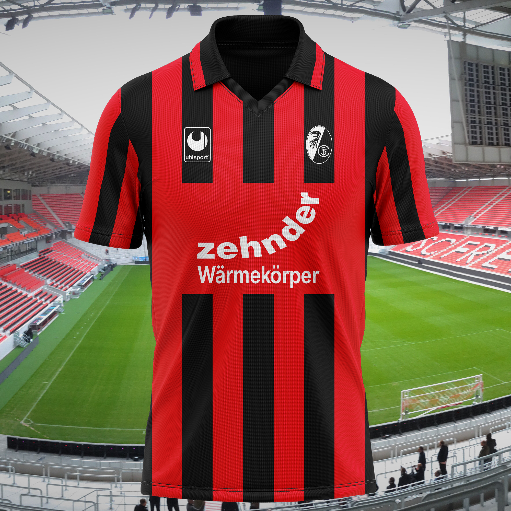 SC Freiburg 1994-95 Home Kit Retro Shirt PT68565