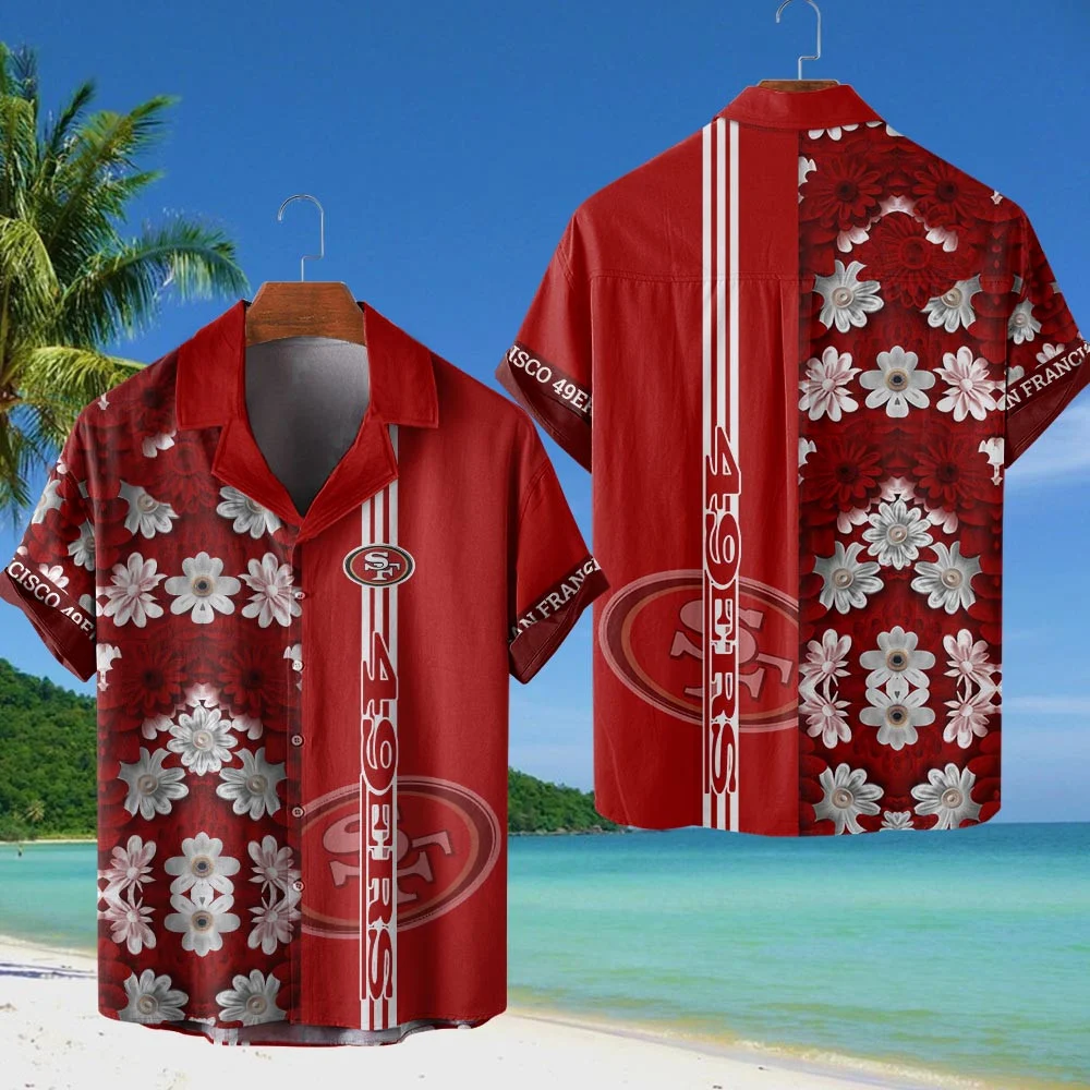 San Francisco 49ers NFL Flower Hawaiian Shirt PT68483