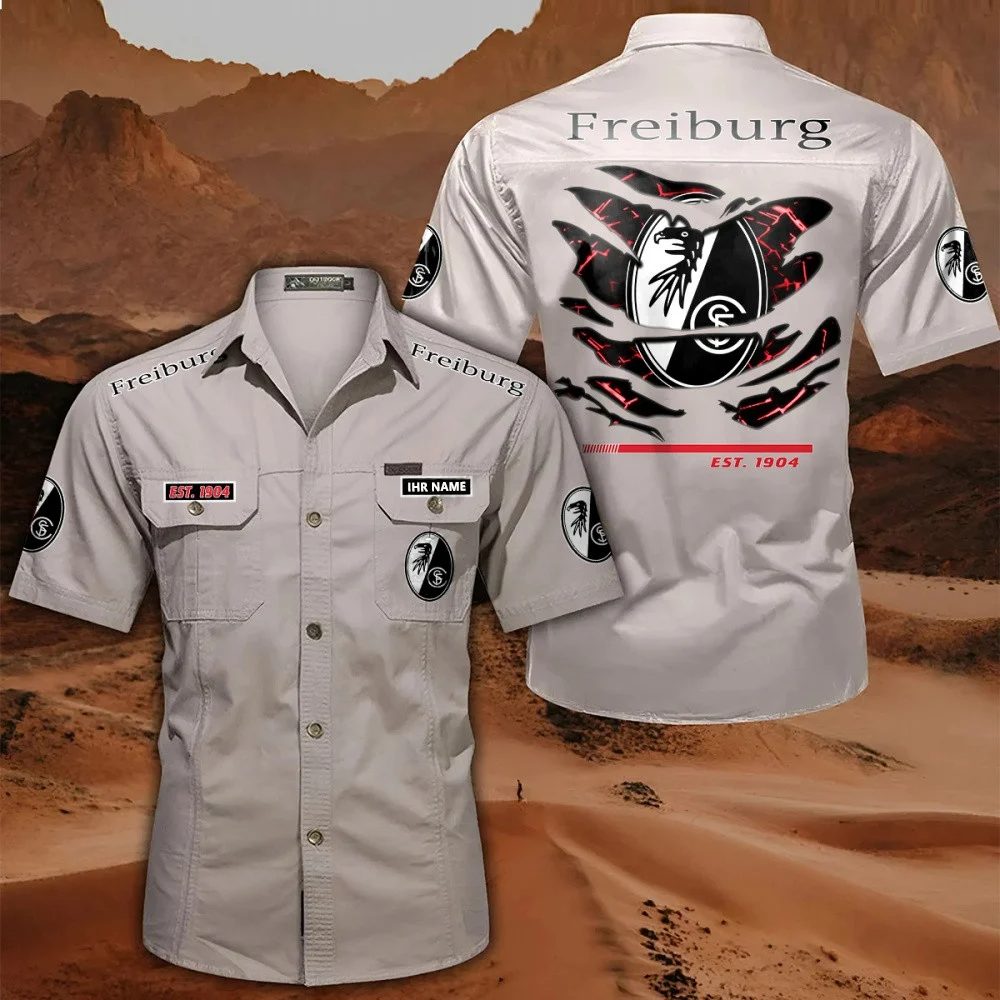 Sc Freiburg Pocket Short Sleeve Shirt PT71400