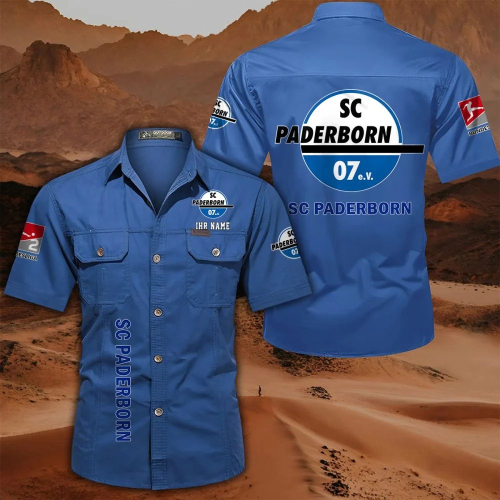 Sc Paderborn 07 Pocket Short Sleeve Shirt PT71402