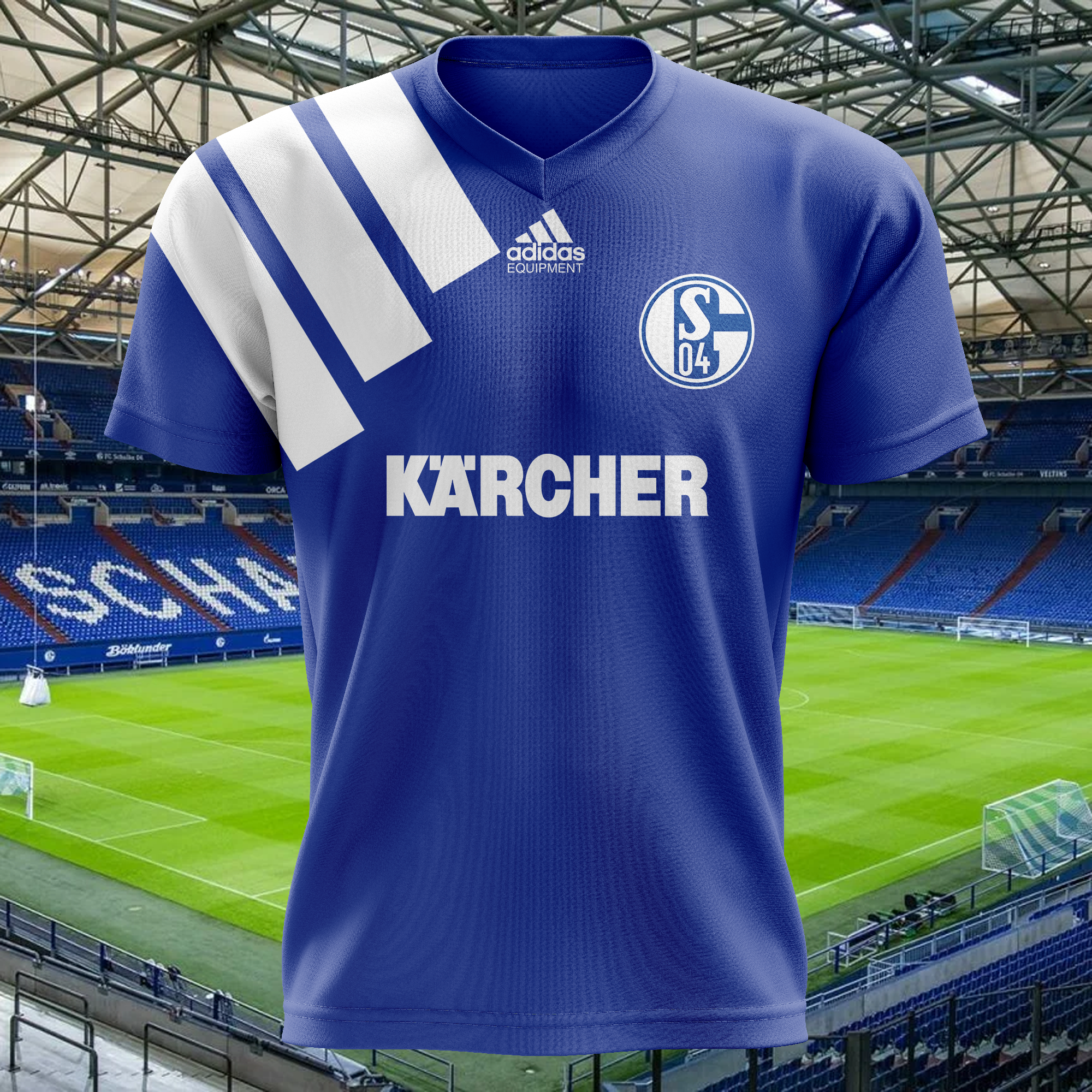 Schalke 04 1994-95 Home Kit Retro Shirt PT68566